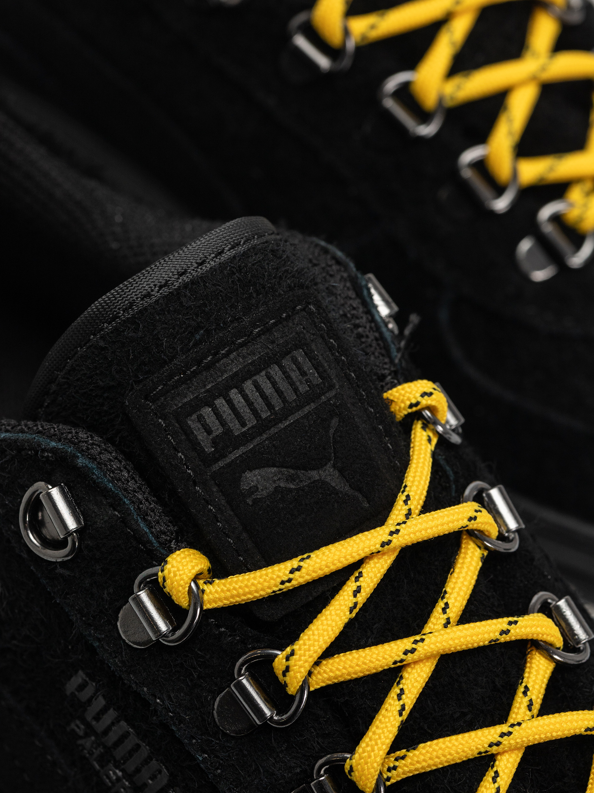 Pantofi Puma Palermo Alpino Fuzzy (puma black/yellow sizzle)