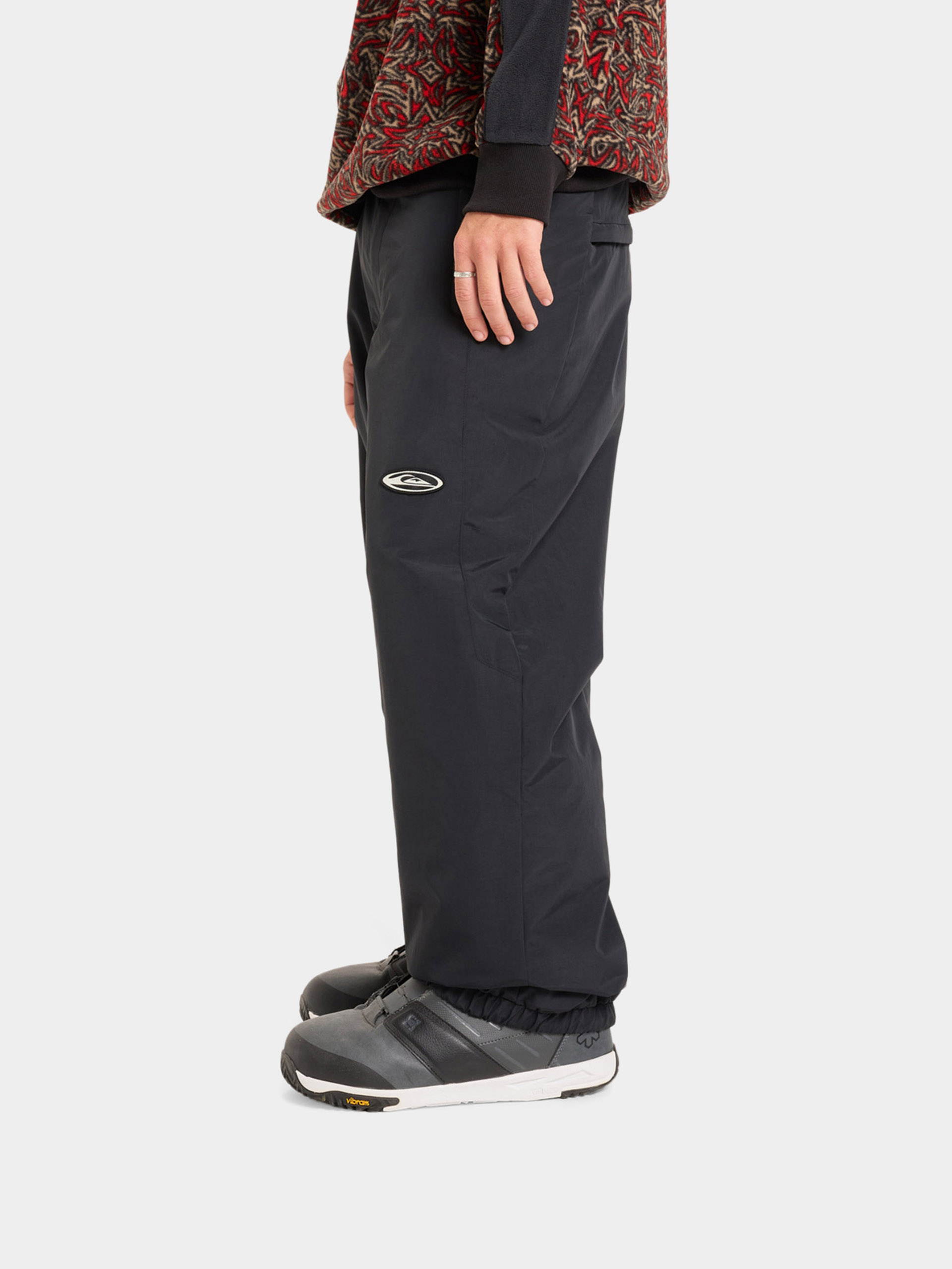 Pentru bărbați Pantaloni pentru snowboard Quiksilver Snow Down (black)