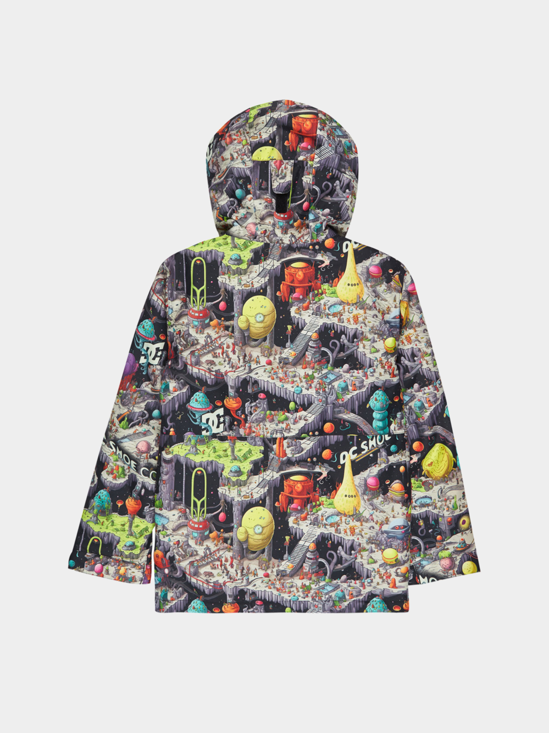 Geacă de snowboard DC Basis Print JR (outer world black)