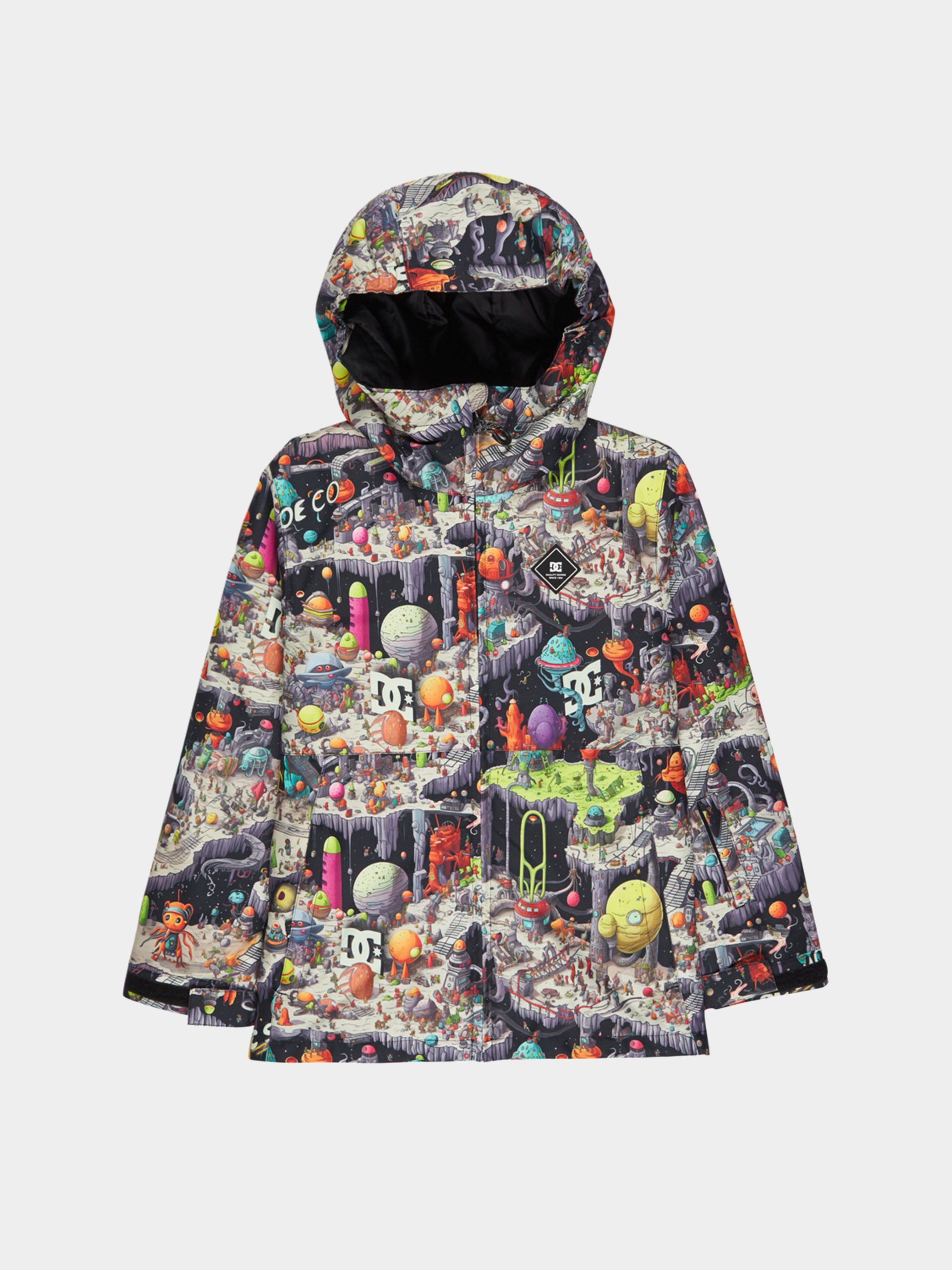 Geacu0103 de snowboard DC Basis Print JR (outer world black)