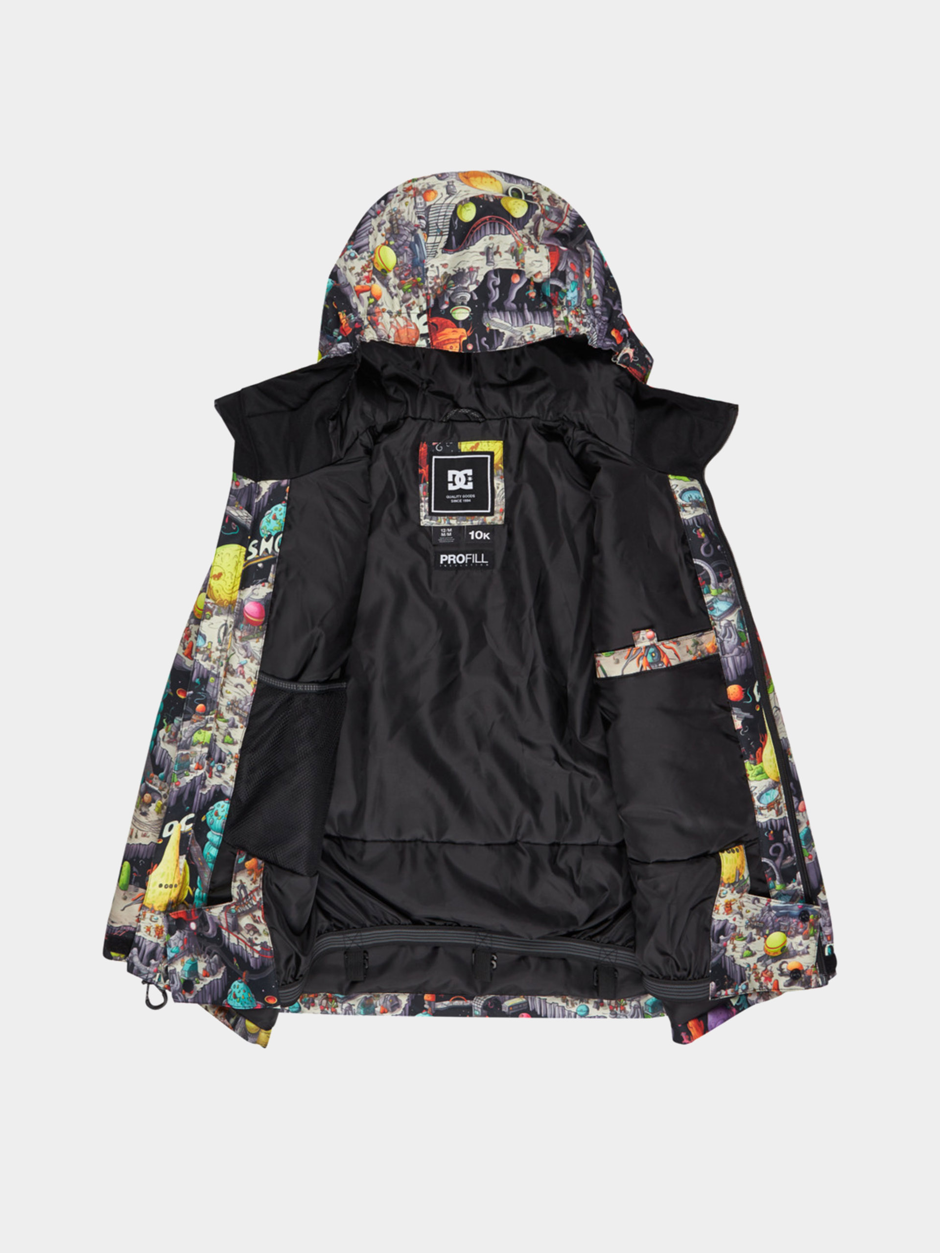 Geacă de snowboard DC Basis Print JR (outer world black)