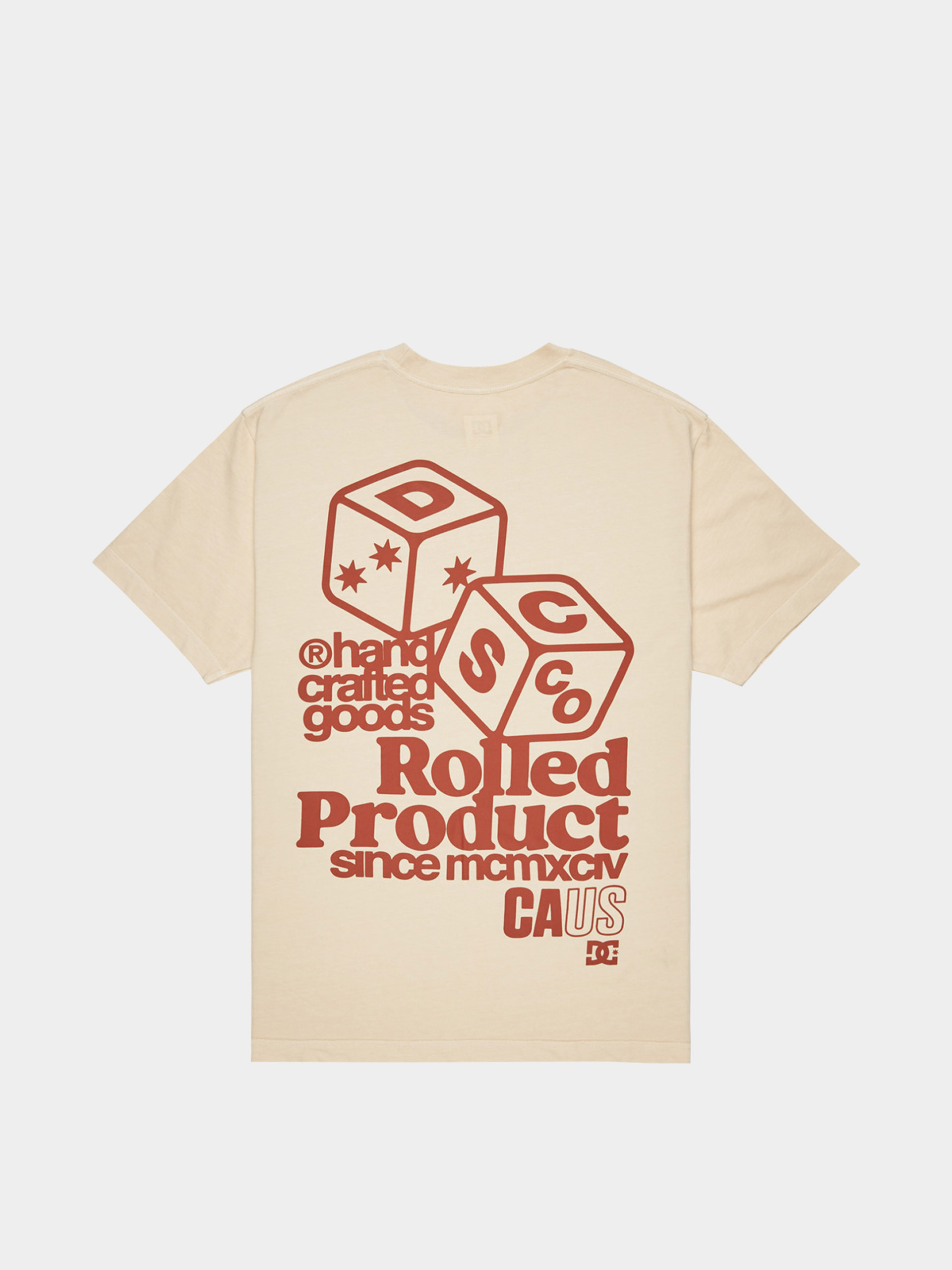Tricou DC High Rollin (oatmeal)