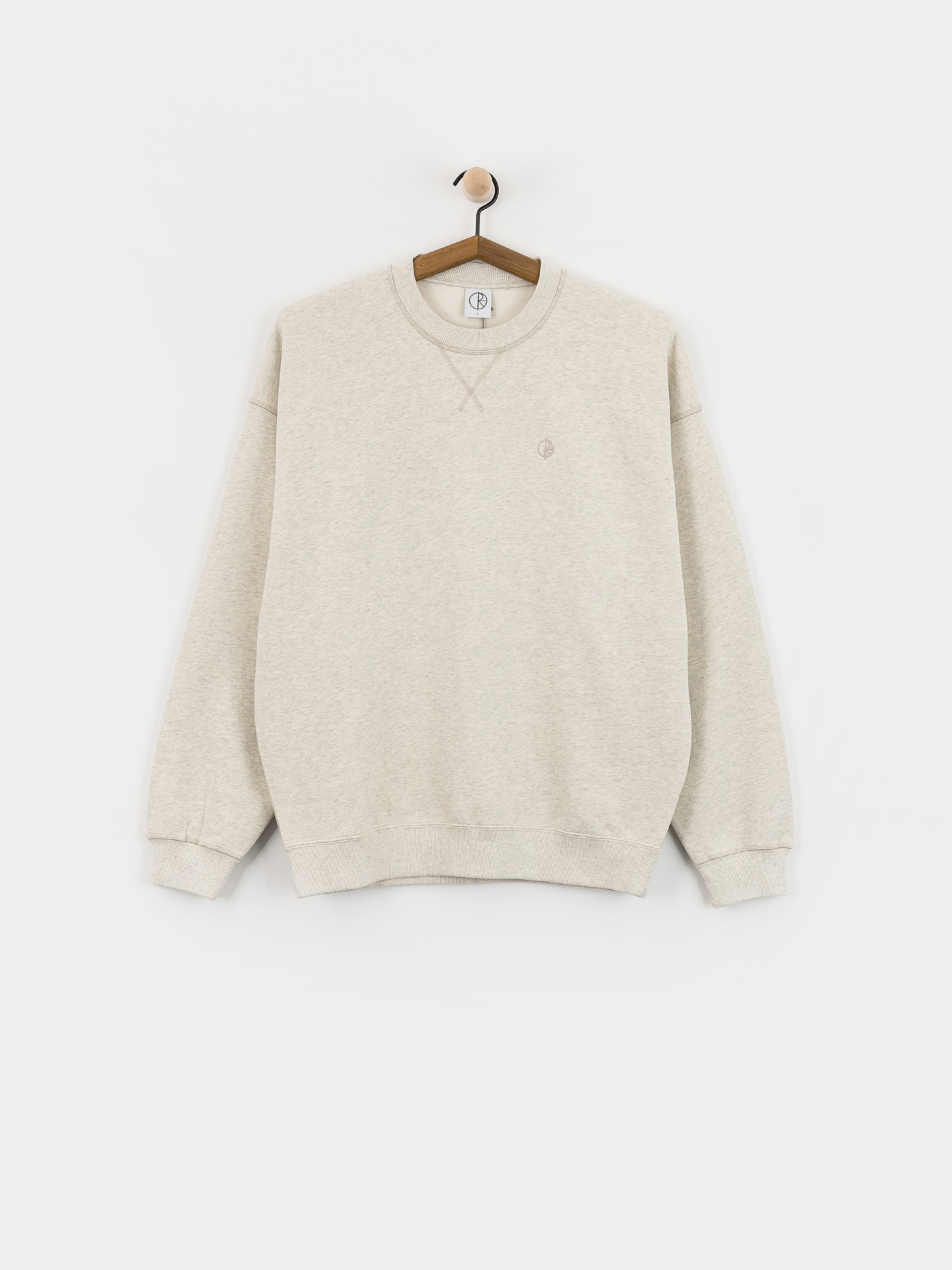 Hanorac Polar Skate Frankie Crewneck (ivory grey melange)