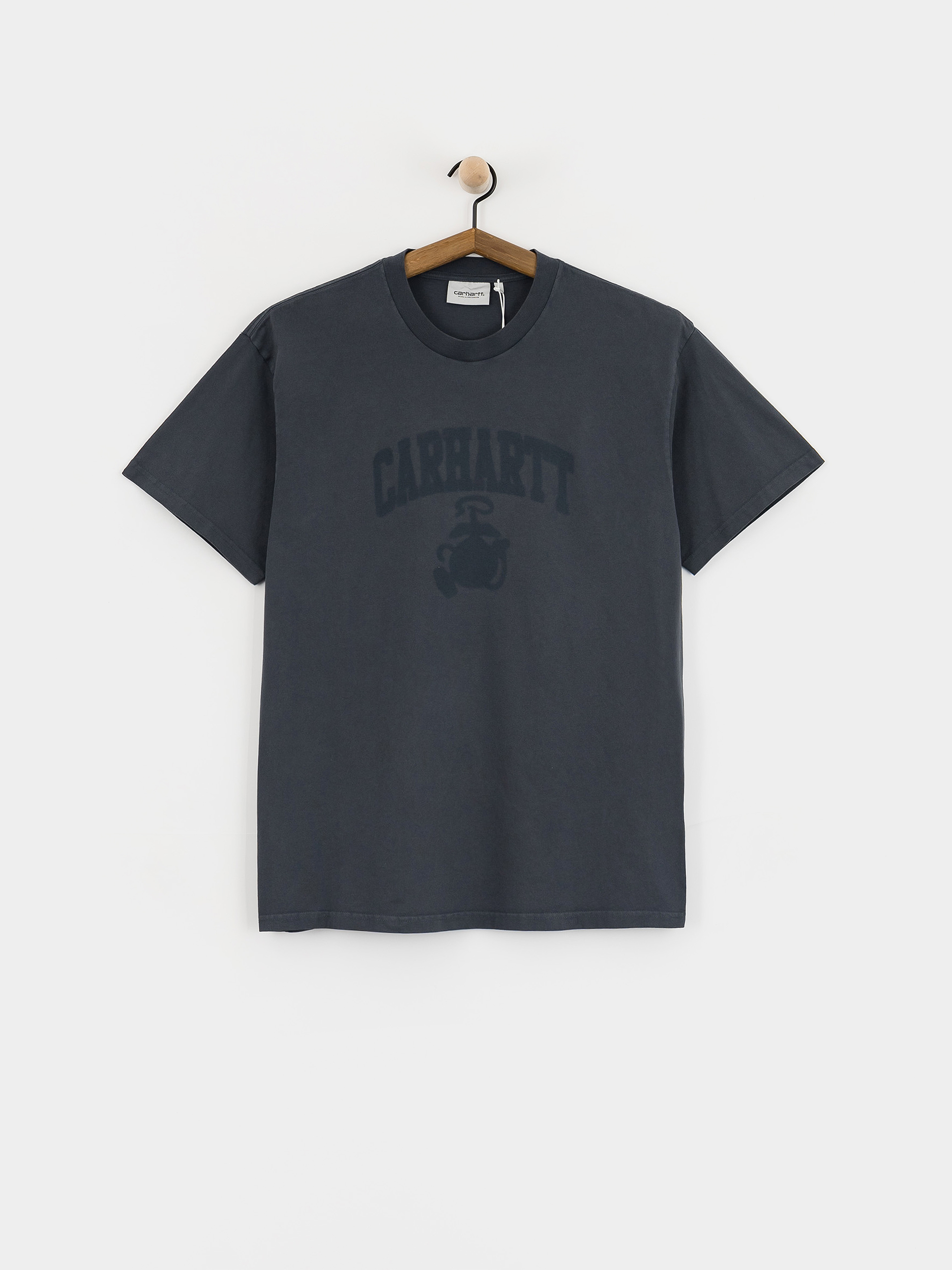 Tricou Carhartt WIP Faded Pond Corps - albastru marin (deep night)