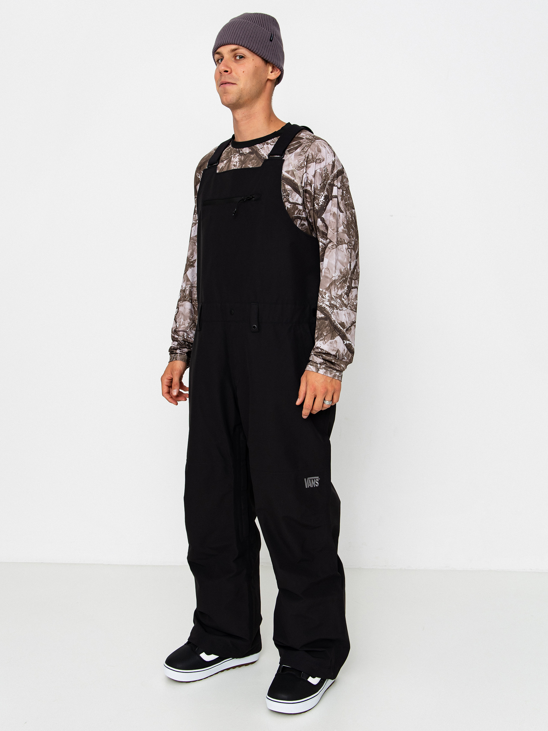 Pentru bărbați Pantaloni pentru snowboard Vans Deep Daze 3L Bib (black)