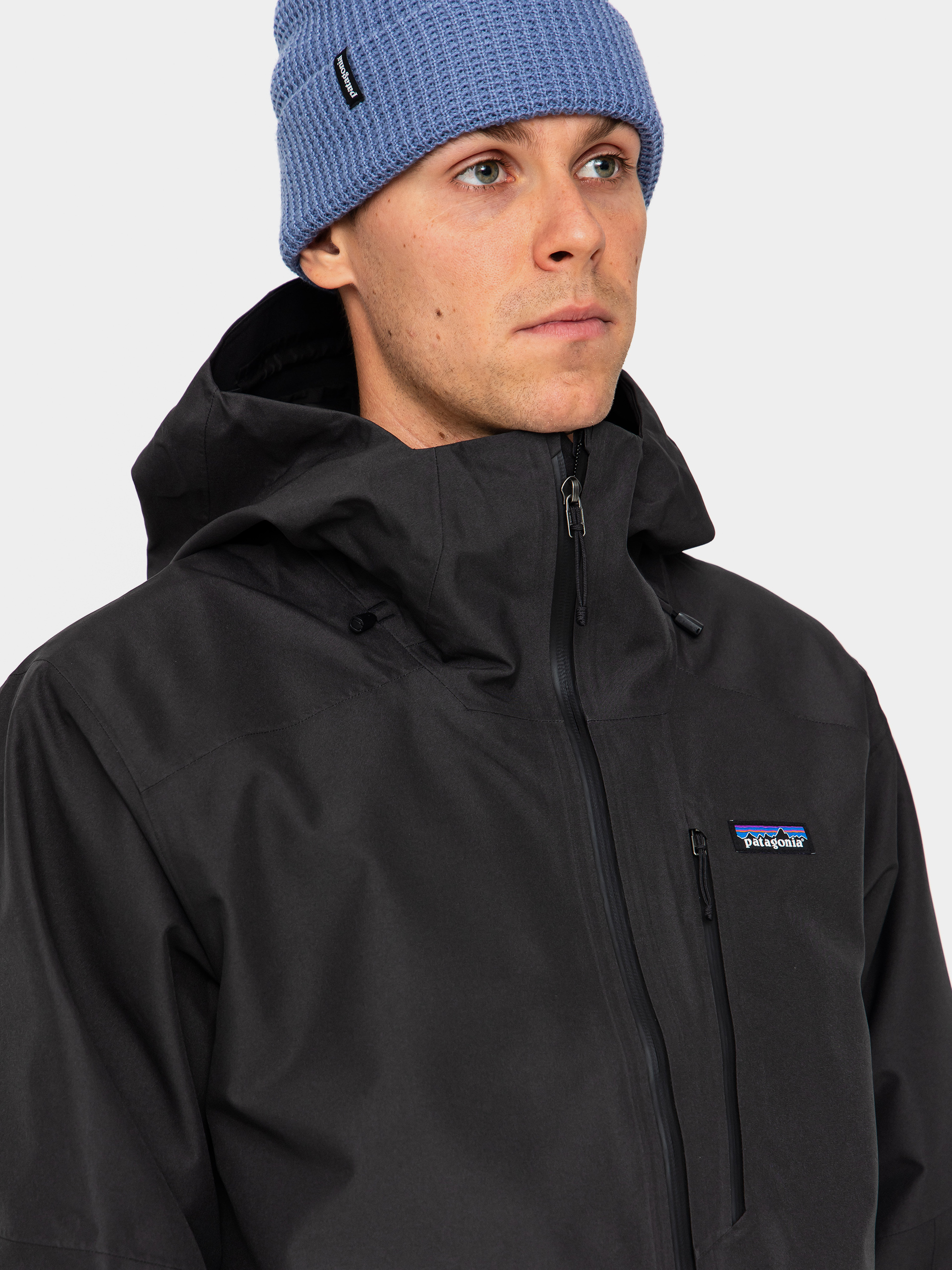 Pentru bărbați Geacă de snowboard Patagonia Powder Town (black)