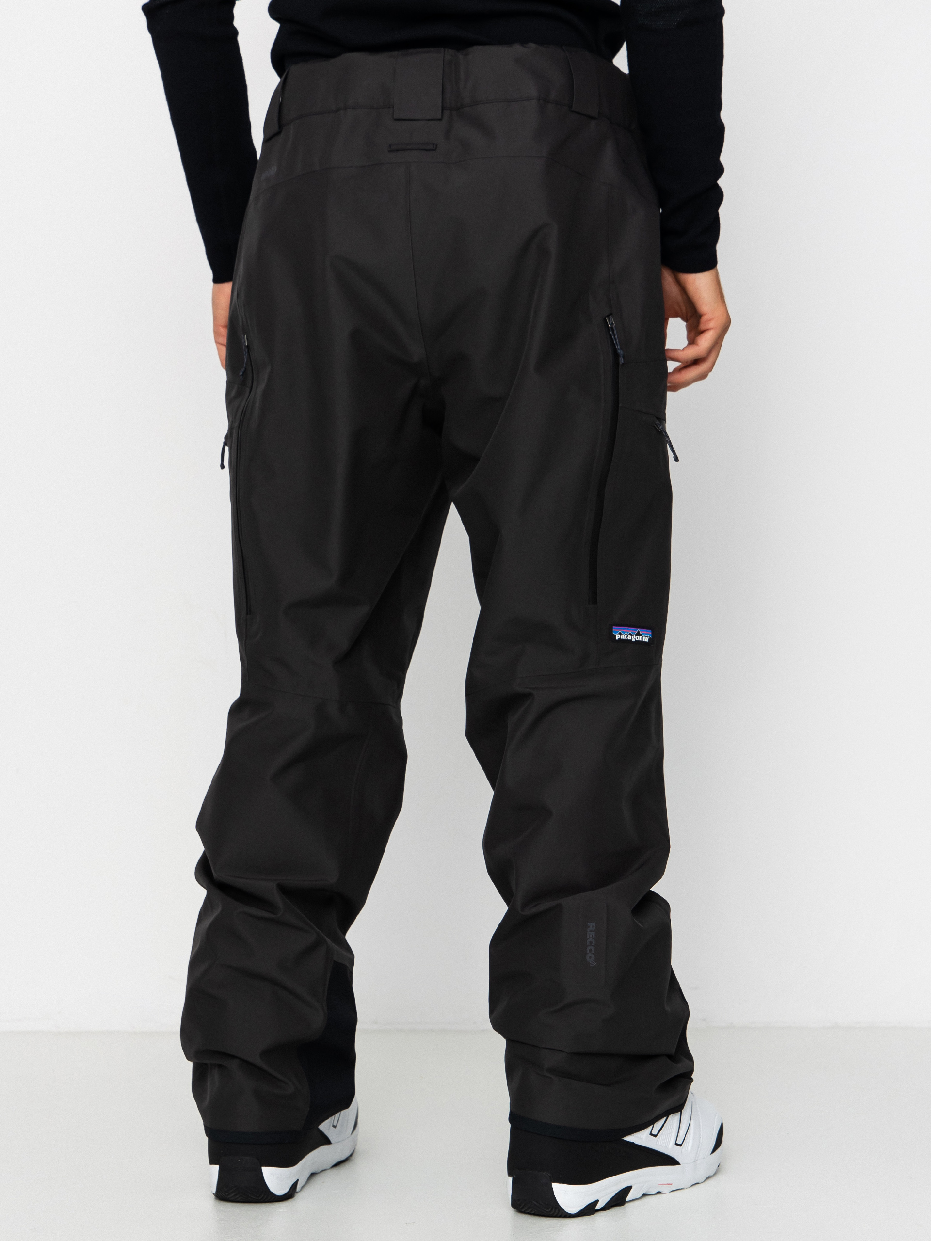 Pentru bărbați Pantaloni pentru snowboard Patagonia Powder Town Reg (black)