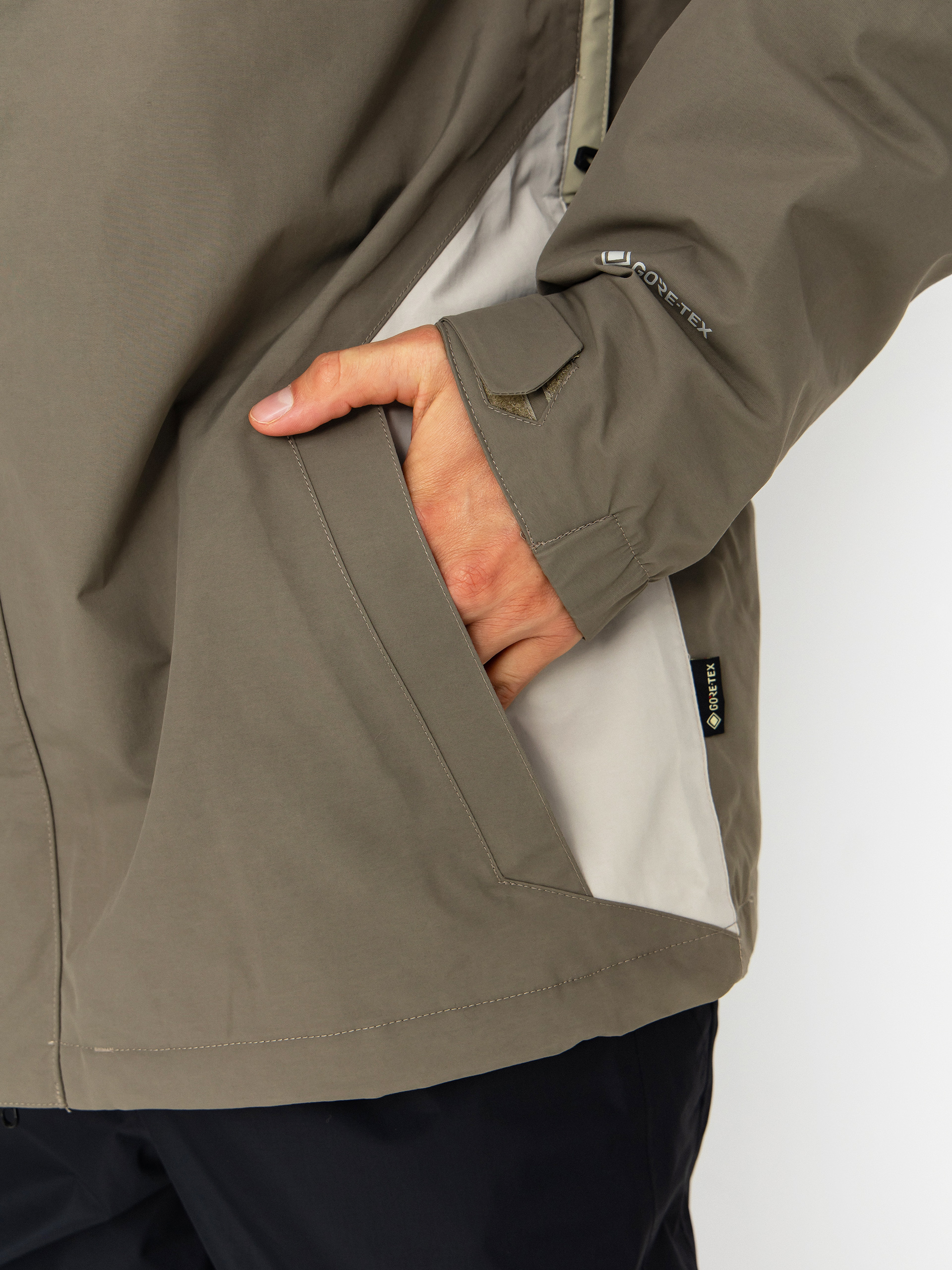 Pentru bărbați Geacă de snowboard Volcom L Ins Gore Tex (moss green)