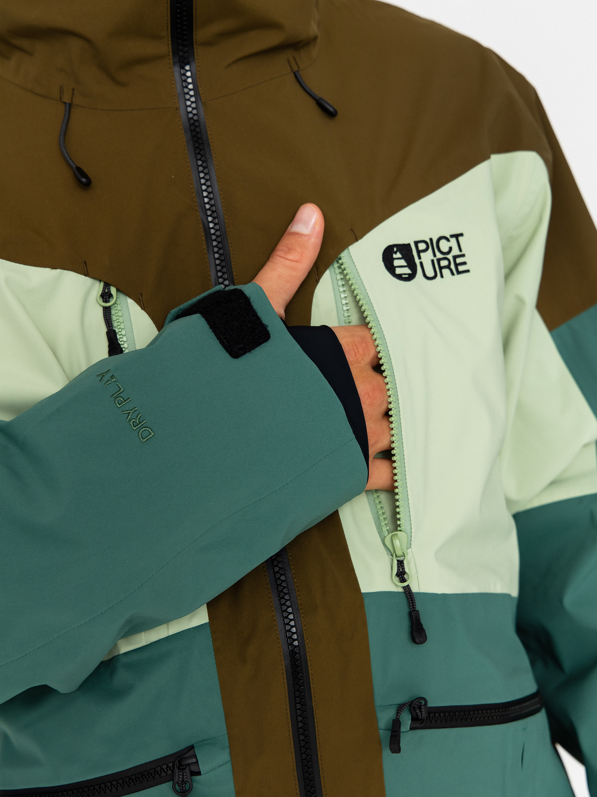 Pentru bărbați Geacă de snowboard Picture Naikoon (reseda)