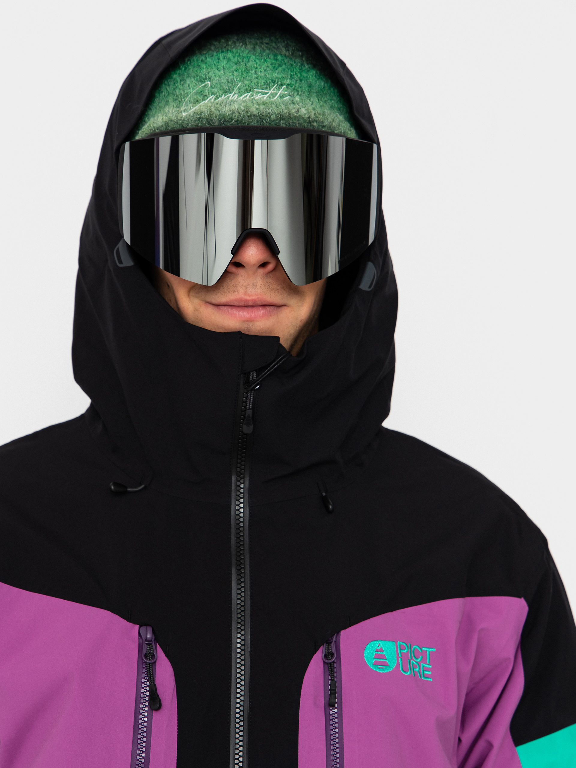 Pentru bărbați Geacă de snowboard Picture Naikoon (bright magenta)