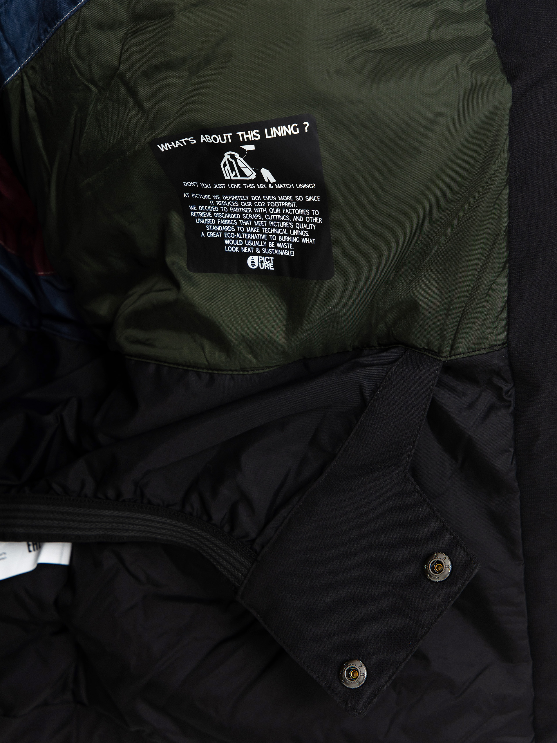 Pentru bărbați Geacă de snowboard Picture Jomoh (wood ash)