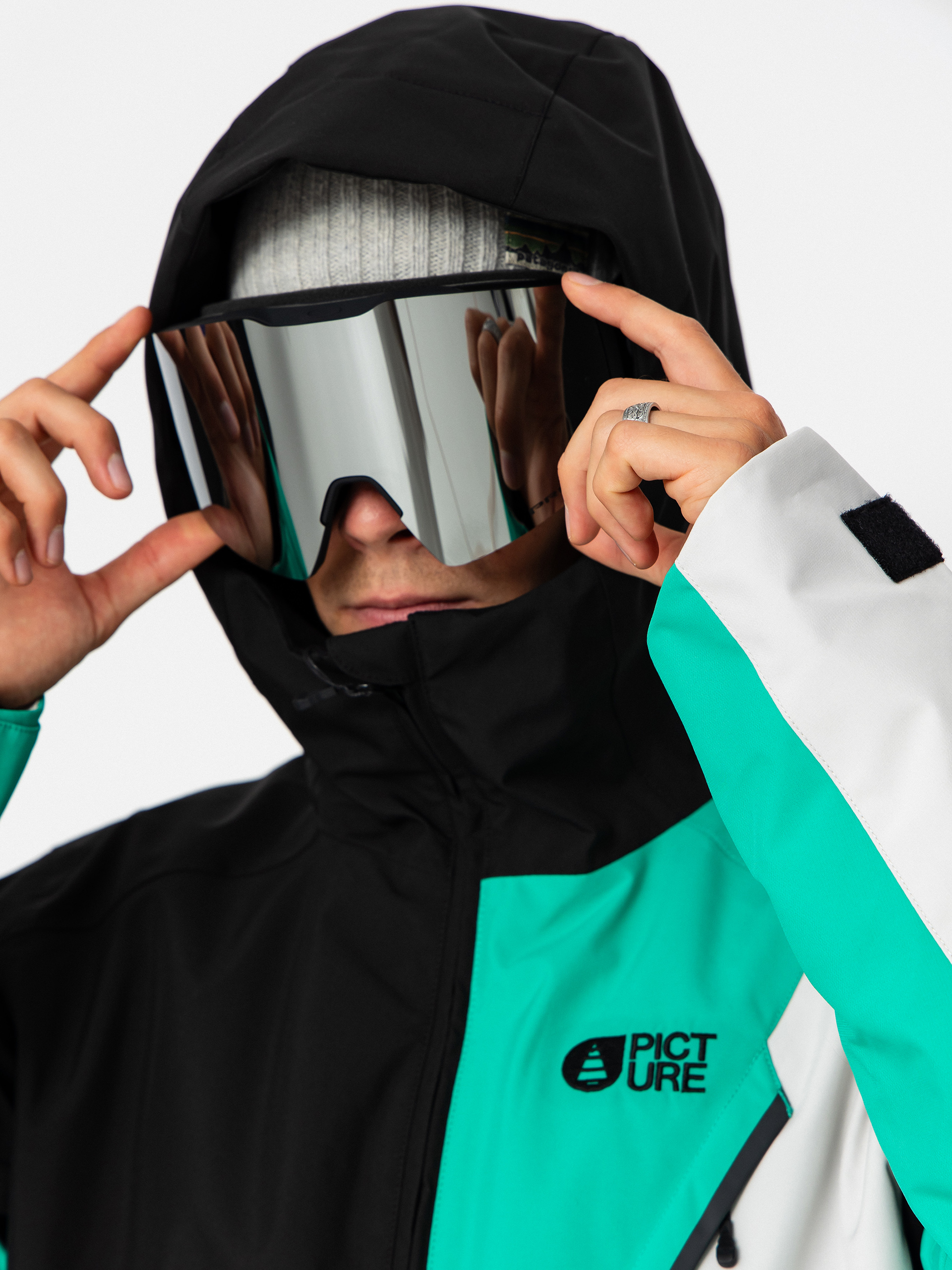 Pentru bărbați Geacă de snowboard Picture Nitric (emerald)