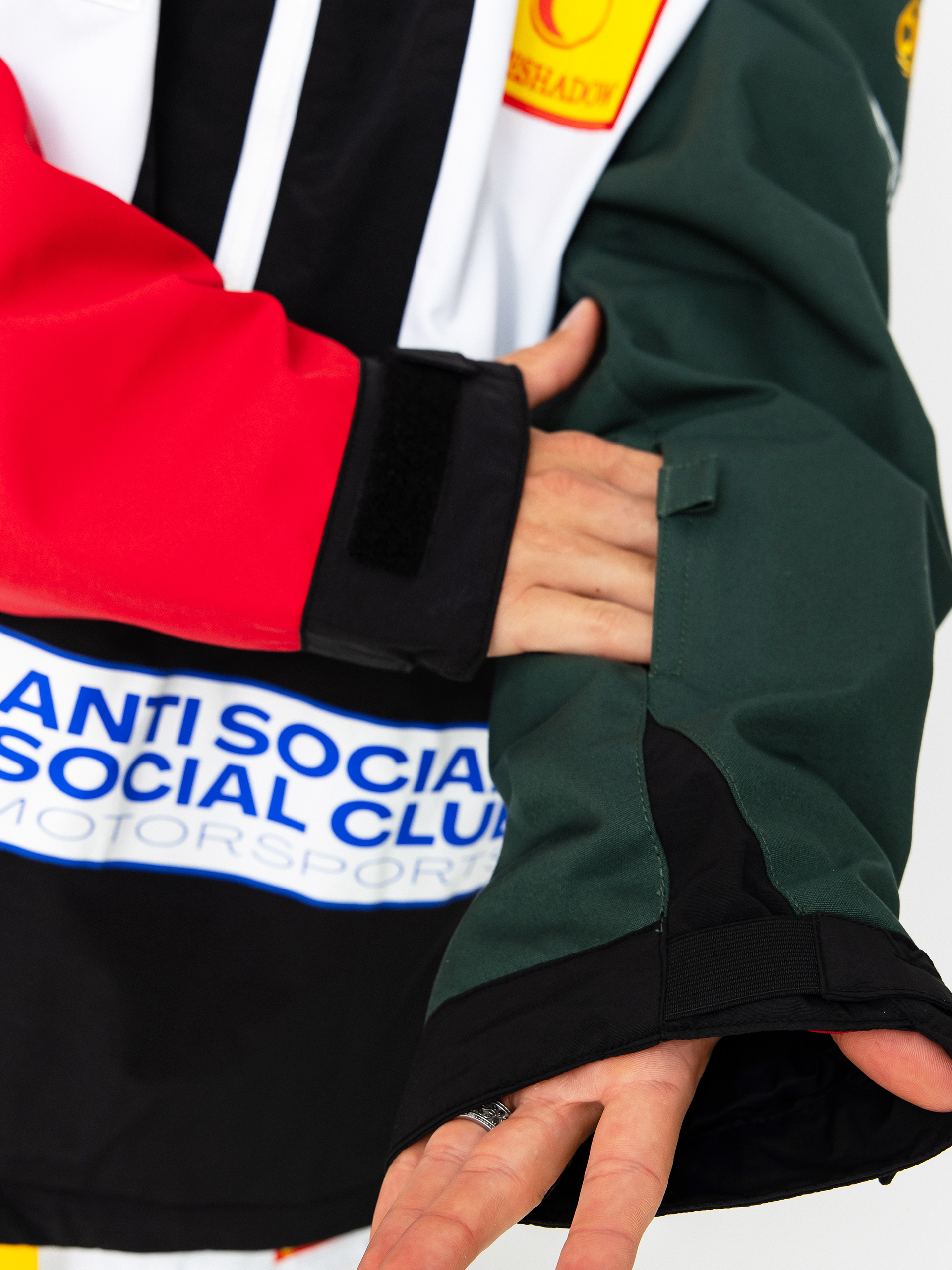Pentru bărbați Geacă de snowboard 686 X ASSC F1 Anorak (assc white colorblock)