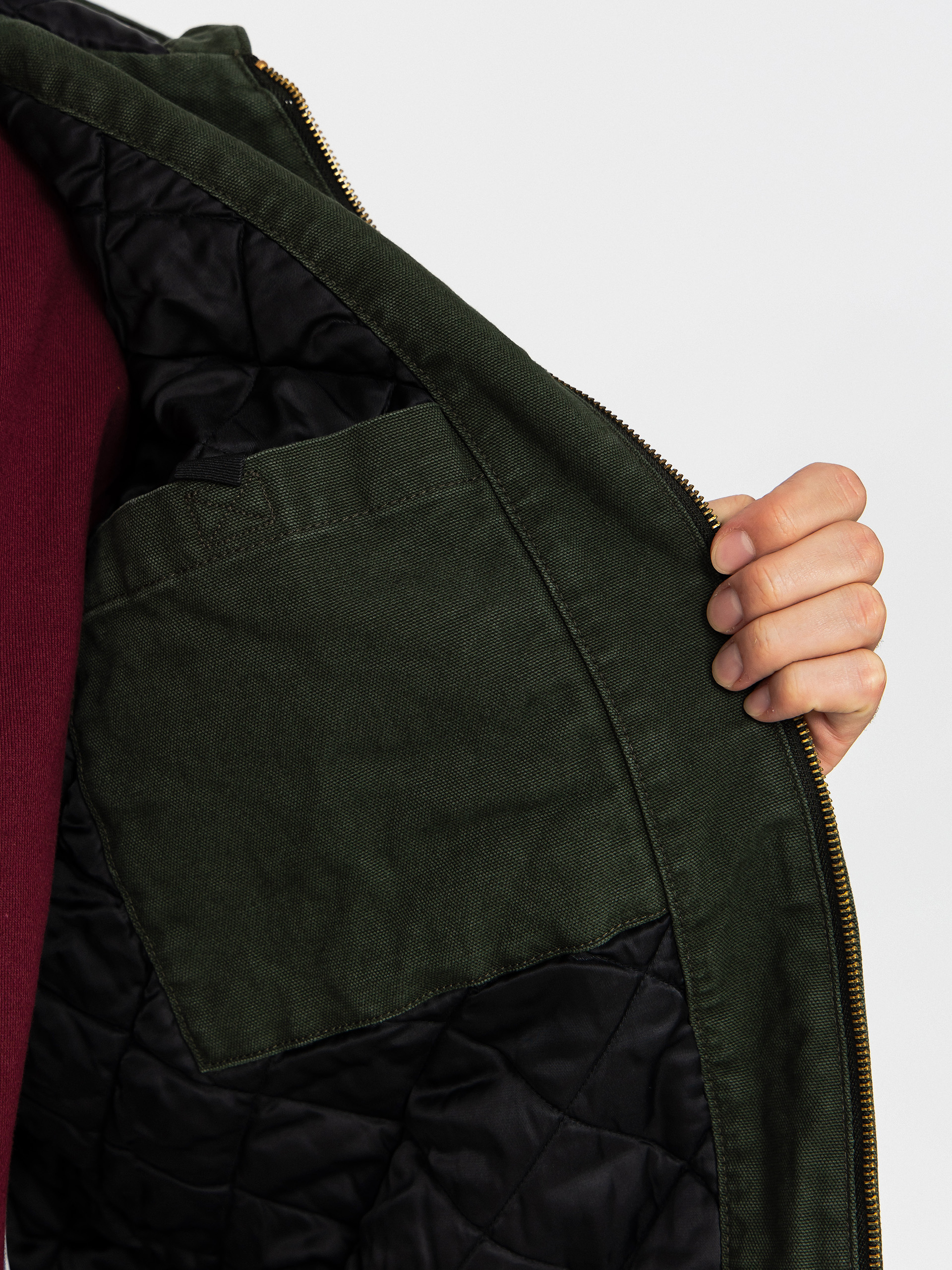 Geacă Carhartt WIP OG Active (olive/stone canvas)