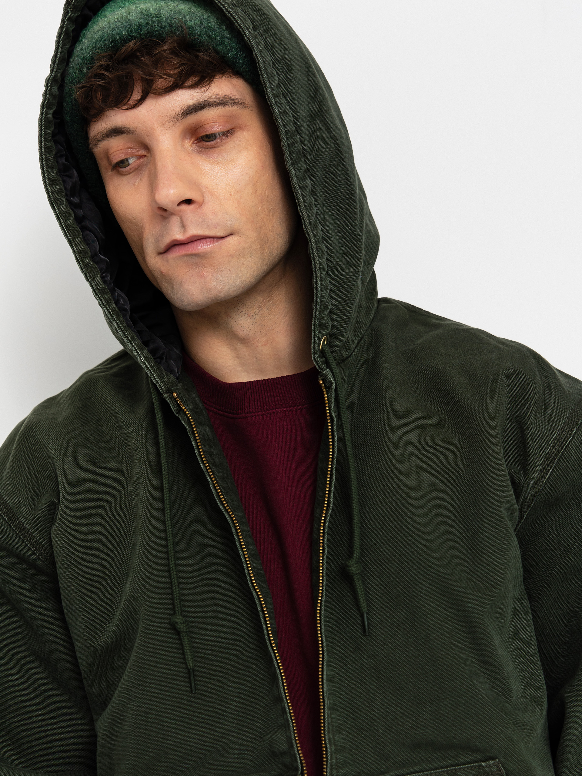 Geacă Carhartt WIP OG Active (olive/stone canvas)