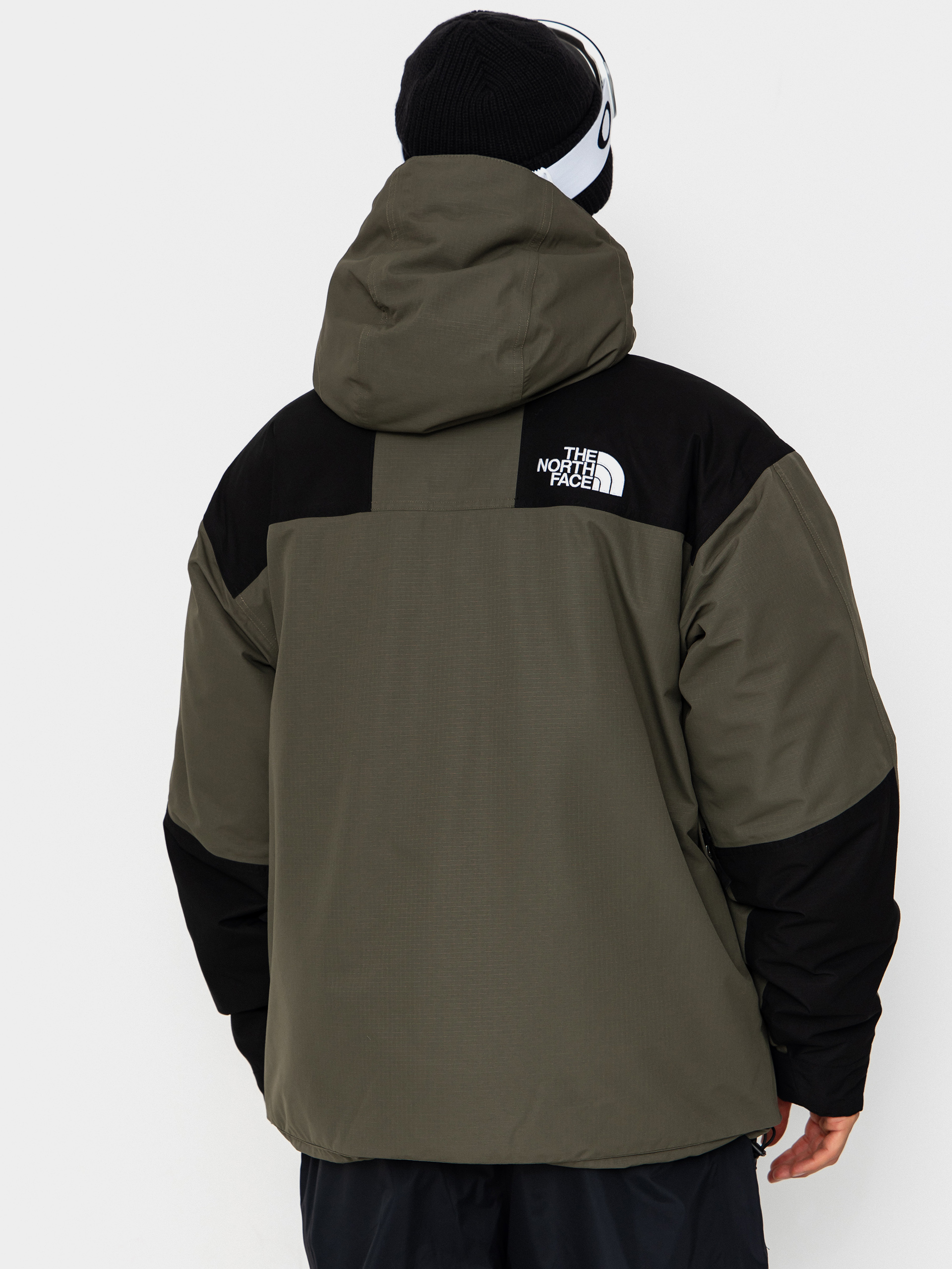 Geacă The North Face Mountain Down - verde (new taupe green/tnf black)