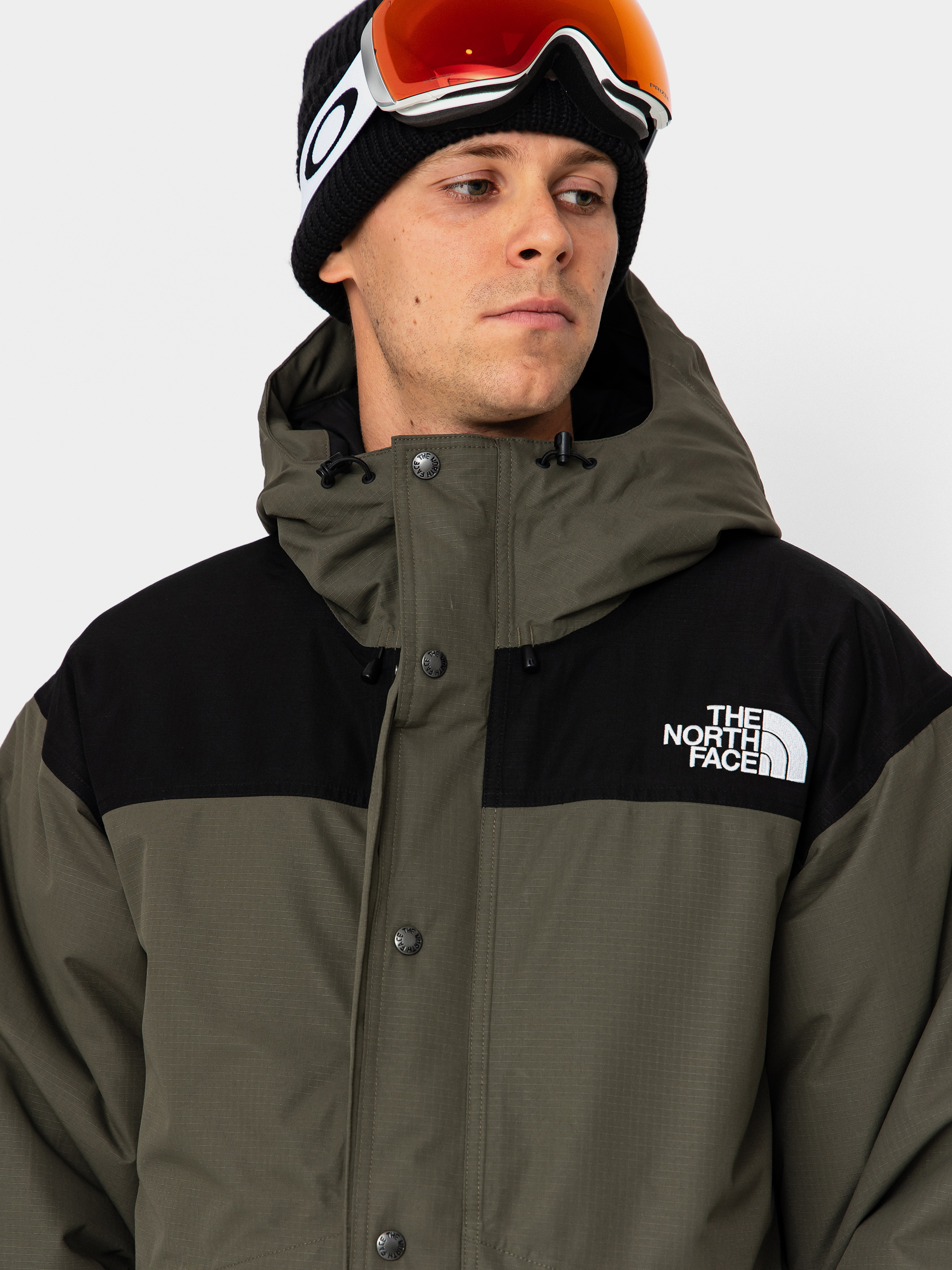 H*e様 THE NORTH FACE Compilation Over Coa Geacă The North Face Mountain Down - verde (new taupe green/tnf black)