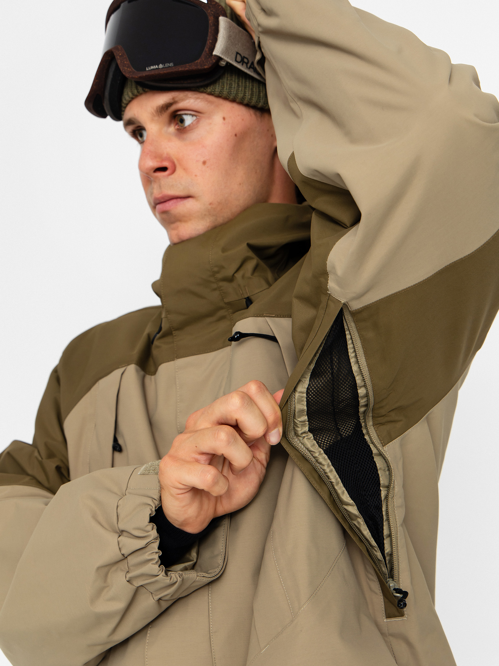 Pentru bărbați Geacă de snowboard Vans Hellbound 2.0 (warm brown)