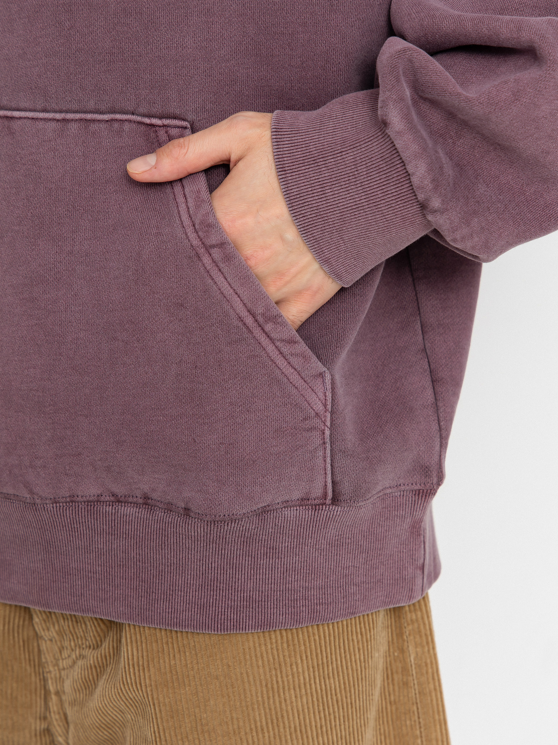 Hanorac cu glugă Carhartt WIP Vista HD (phlox/garment dyed)