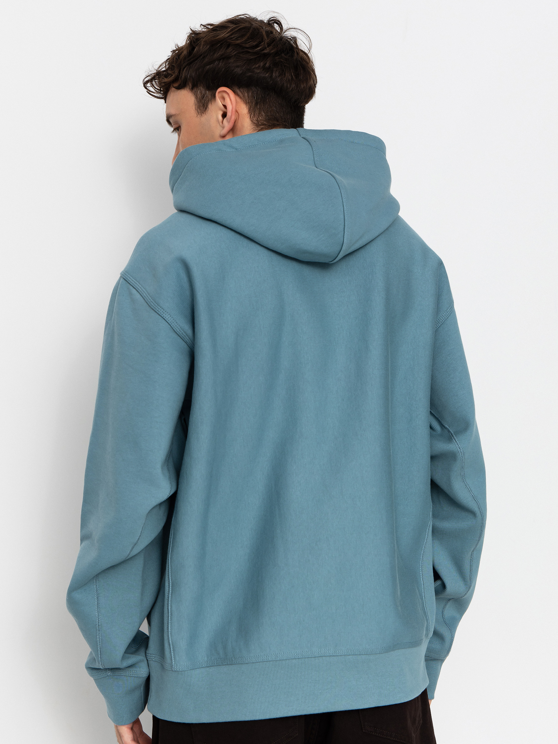 Hanorac cu glugă Carhartt WIP American Script HD (citadel)