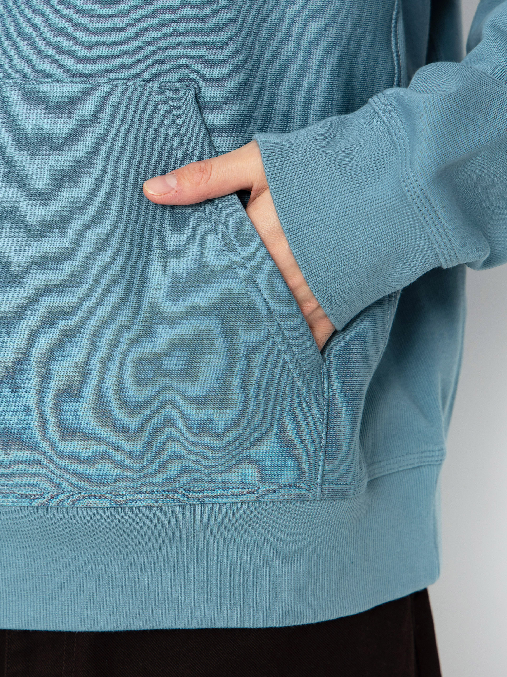 Hanorac cu glugă Carhartt WIP American Script HD (citadel)