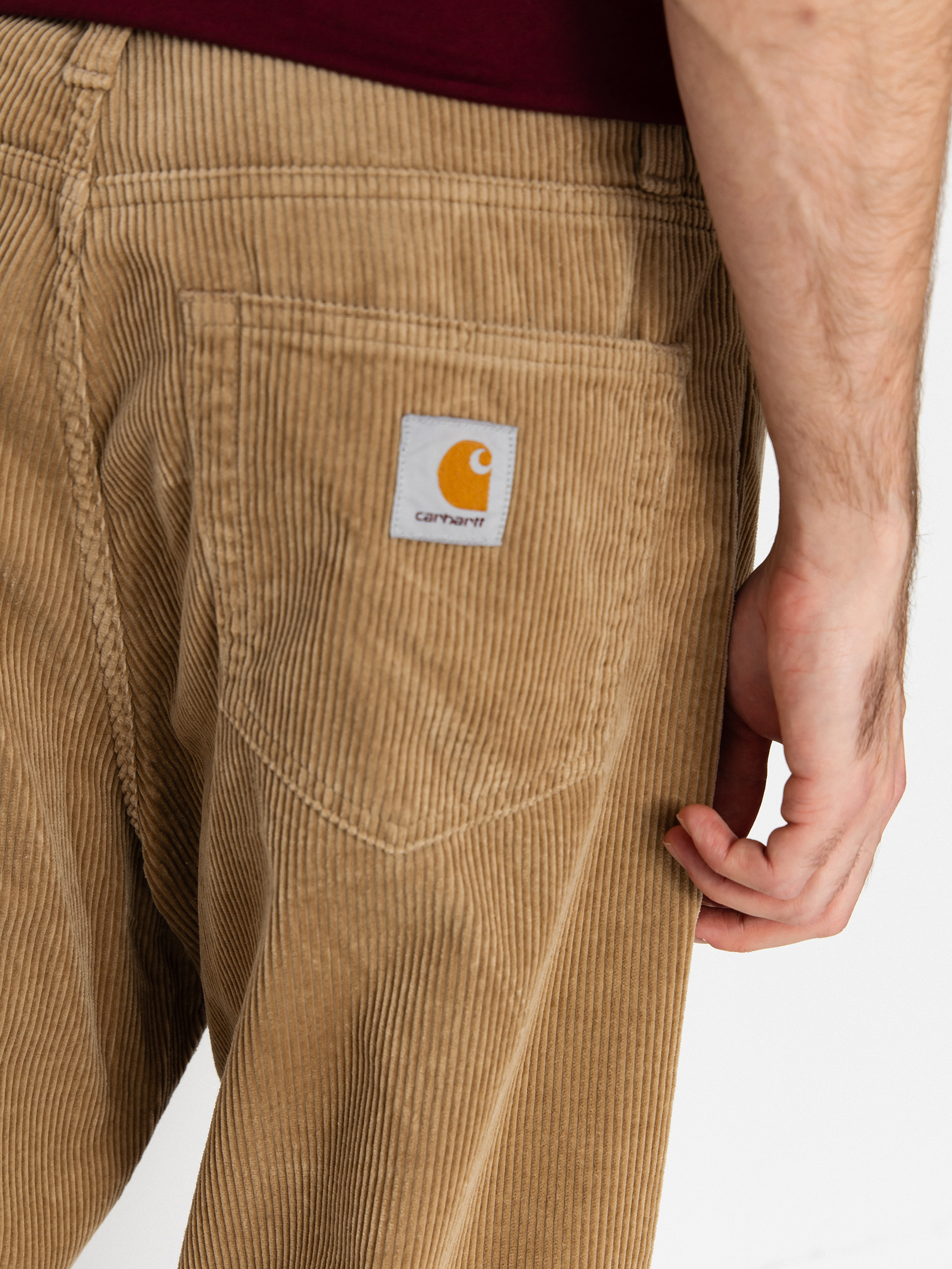 Pantaloni Carhartt WIP Landon (leather/rinsed)