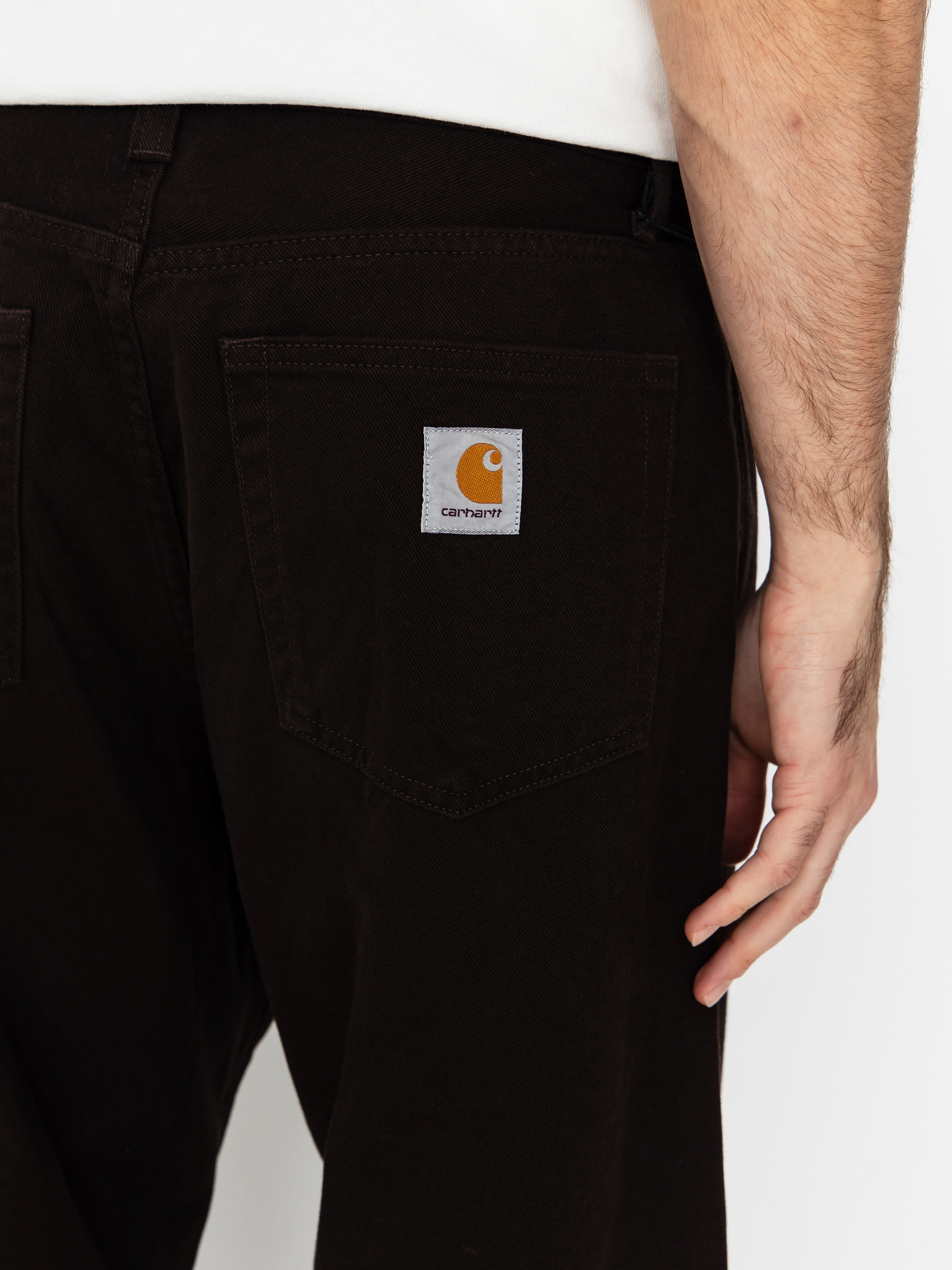 Pantaloni Carhartt WIP Landon (tobacco/rinsed)