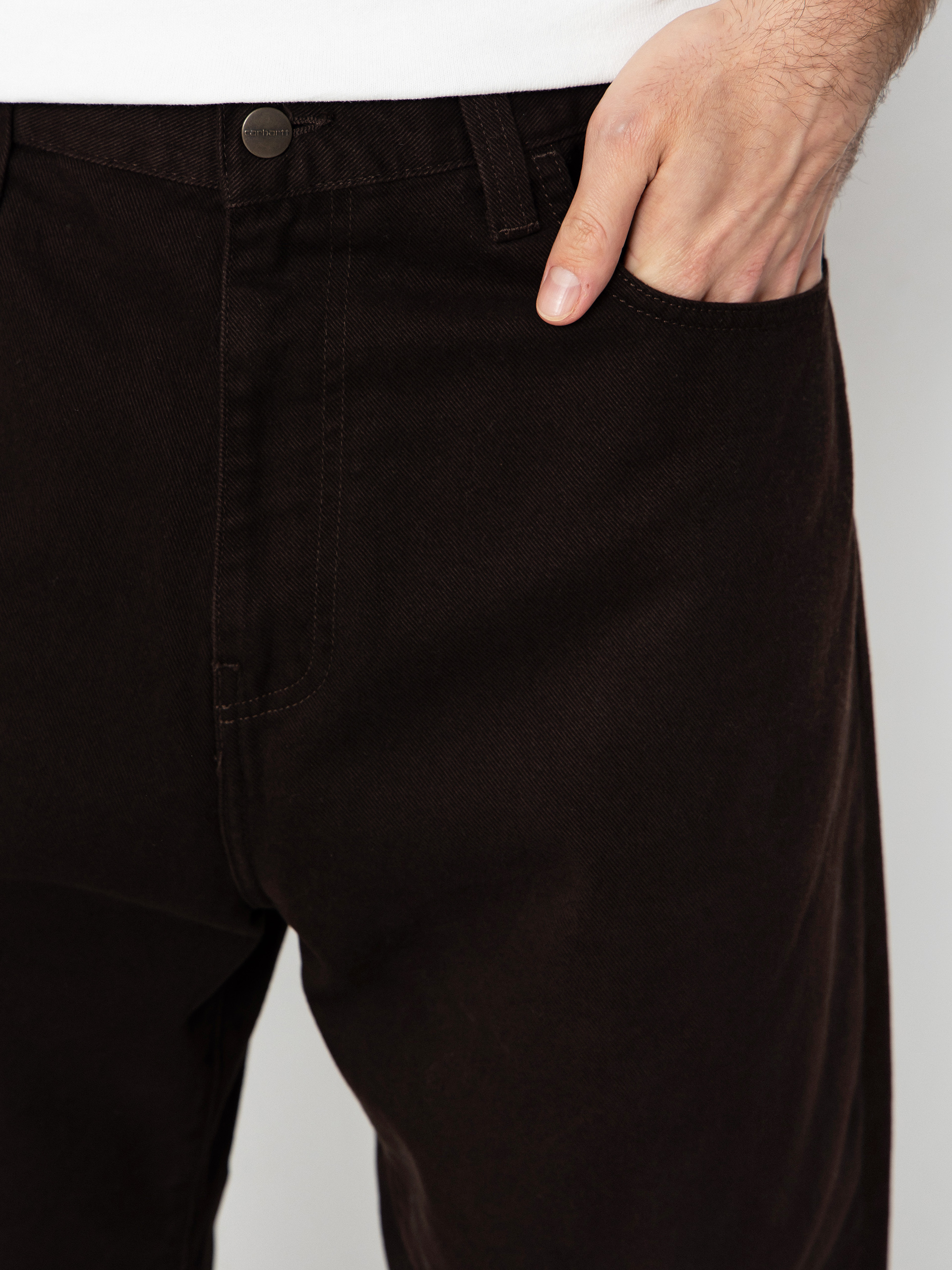 Pantaloni Carhartt WIP Landon (tobacco/rinsed)