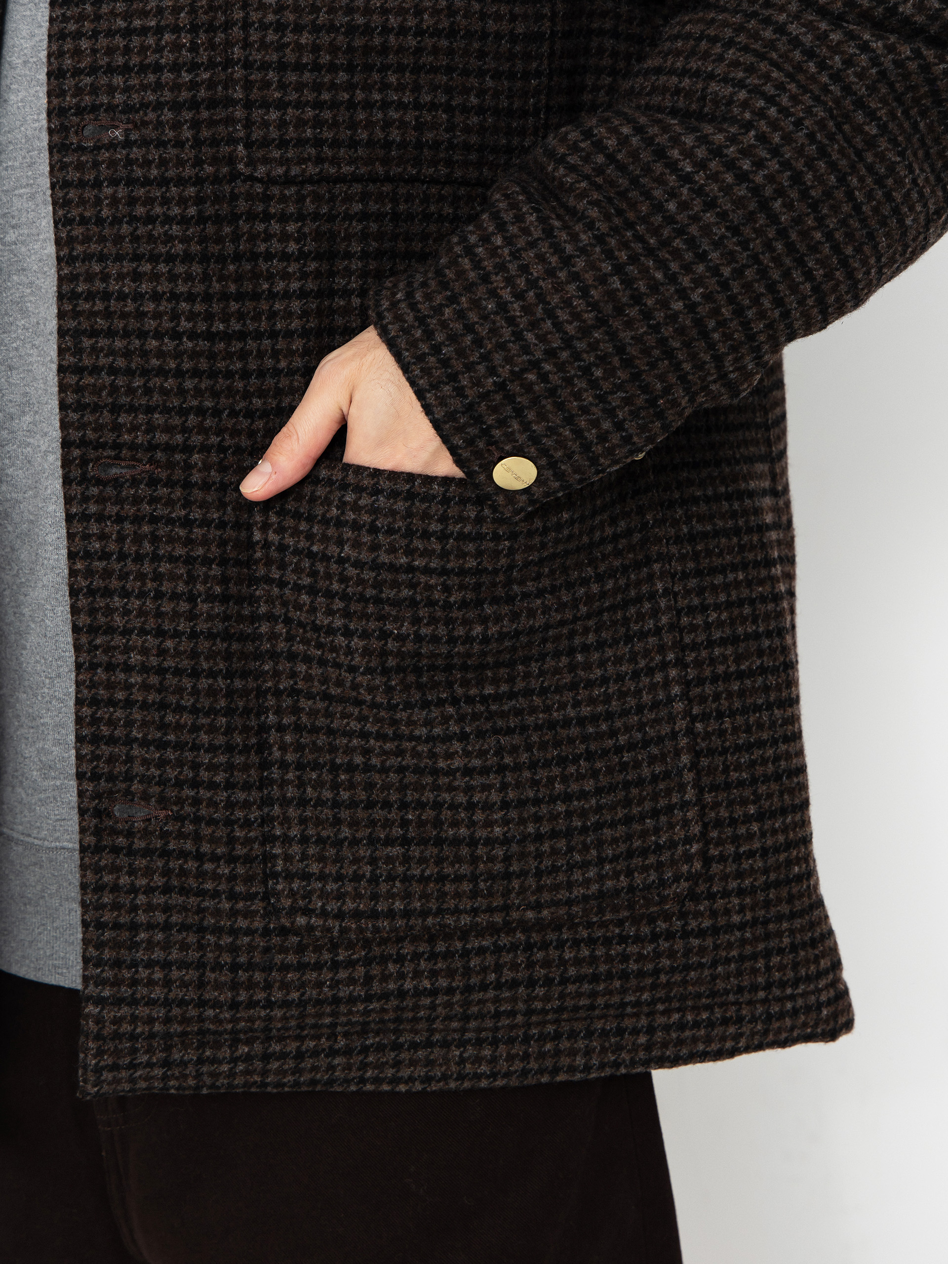 Geacă Carhartt WIP Lowis (lowis houndstooth/vitola heather)