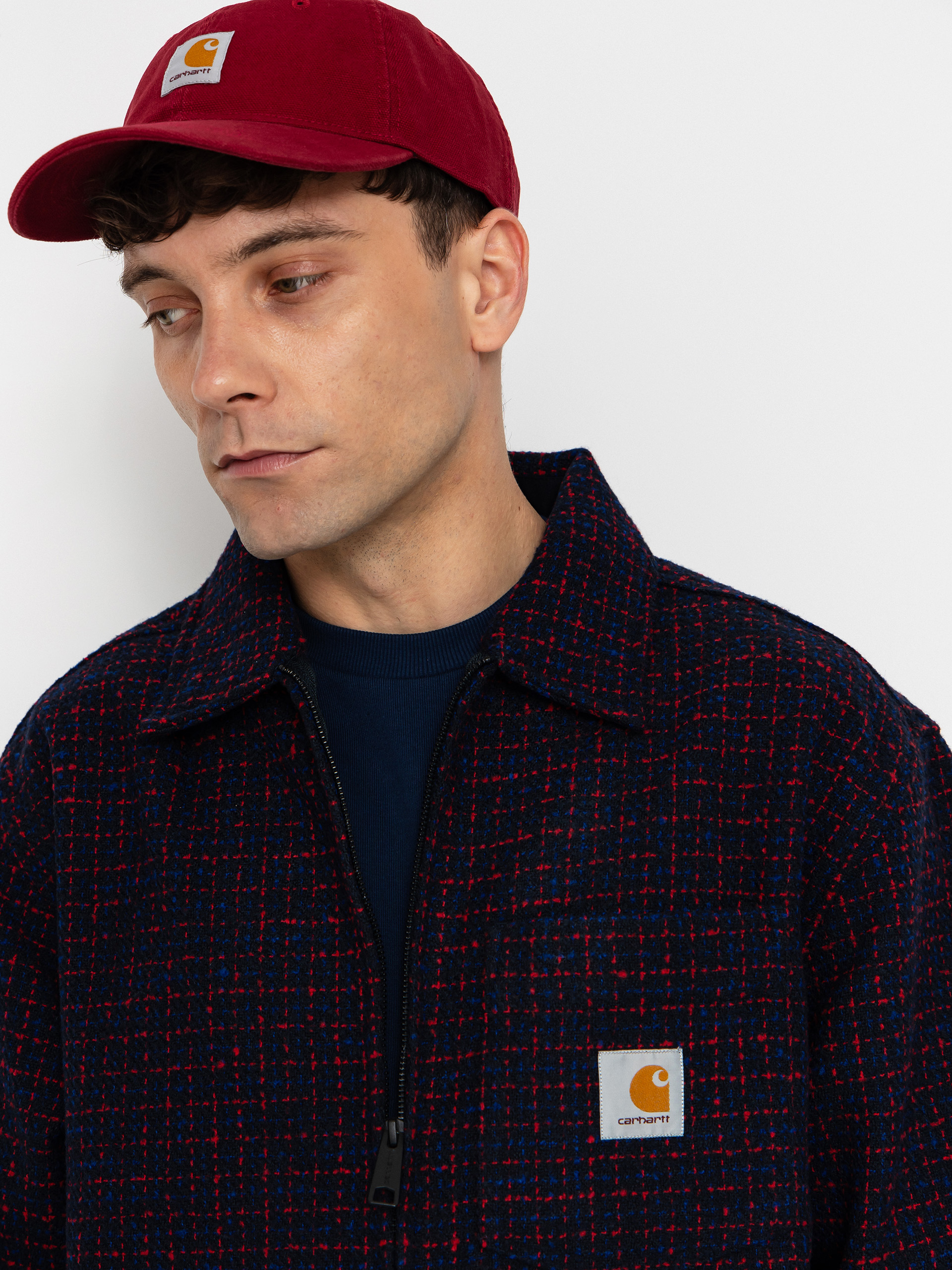 Geacă Carhartt WIP Bellamy (bellamy check/deep night)