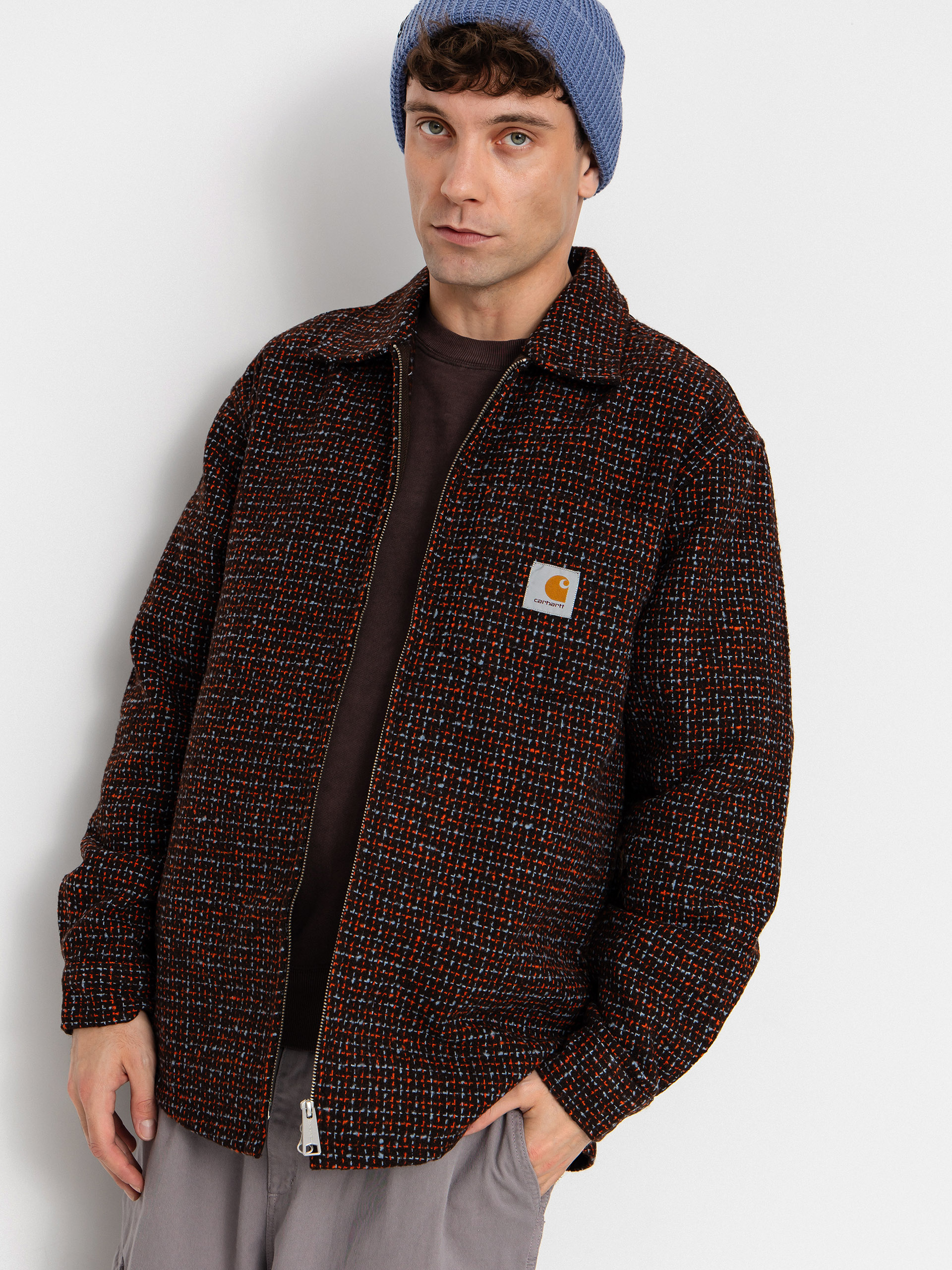 Geacă Carhartt WIP Bellamy (bellamy check/tobacco)