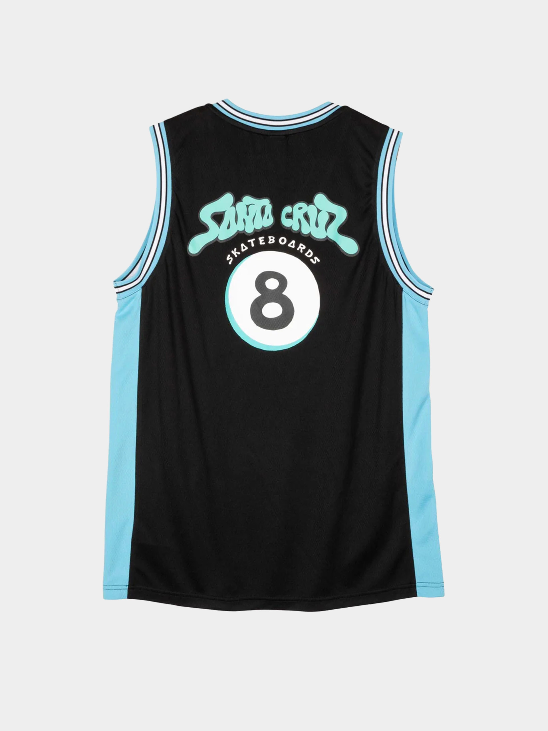 Tricou Santa Cruz Winkowski Ocho Mesh (black/pool blue)