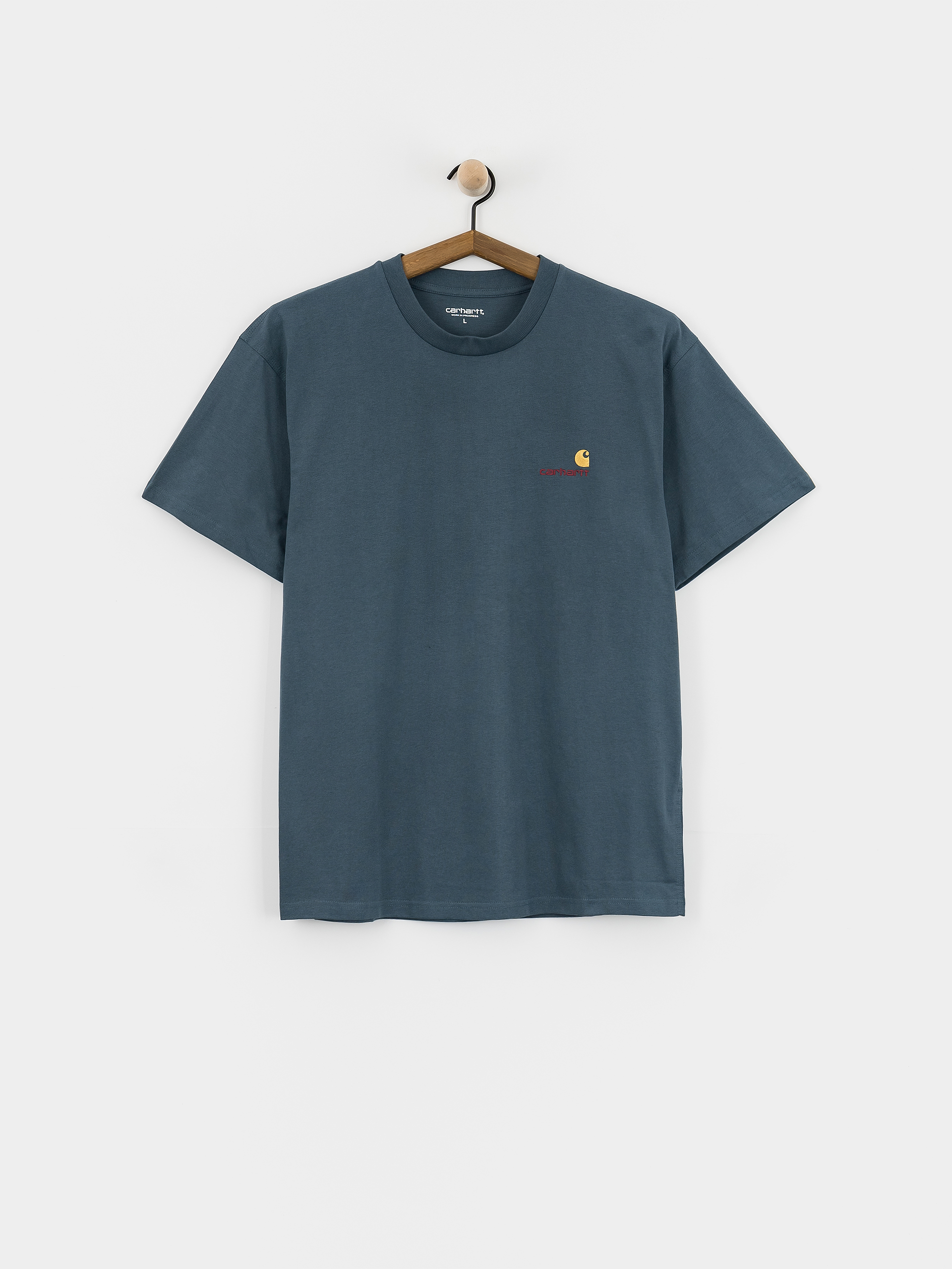 Tricou Carhartt WIP American Script (office blue)