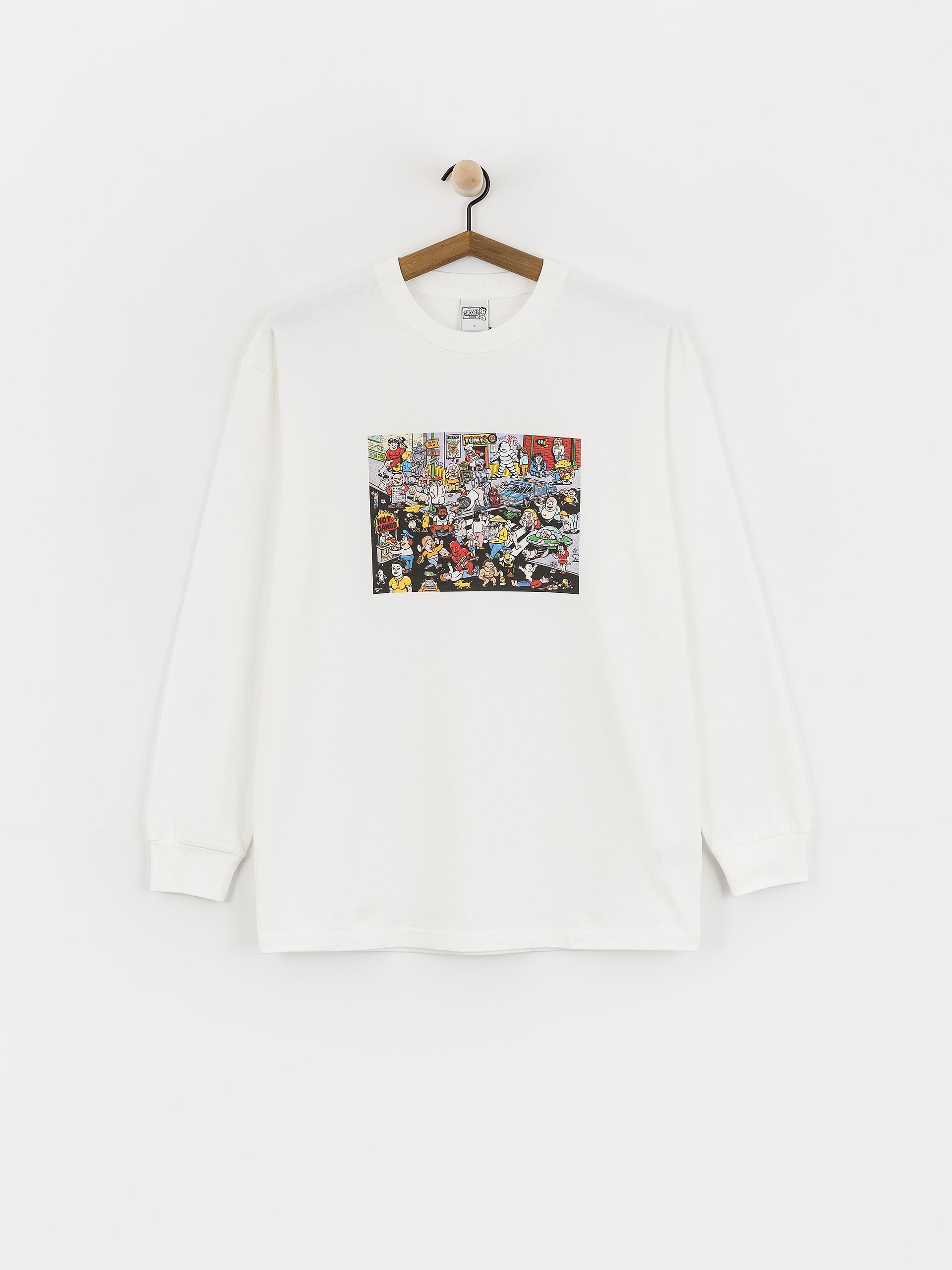 Longsleeve Polar Skate LS Street Corner (white)