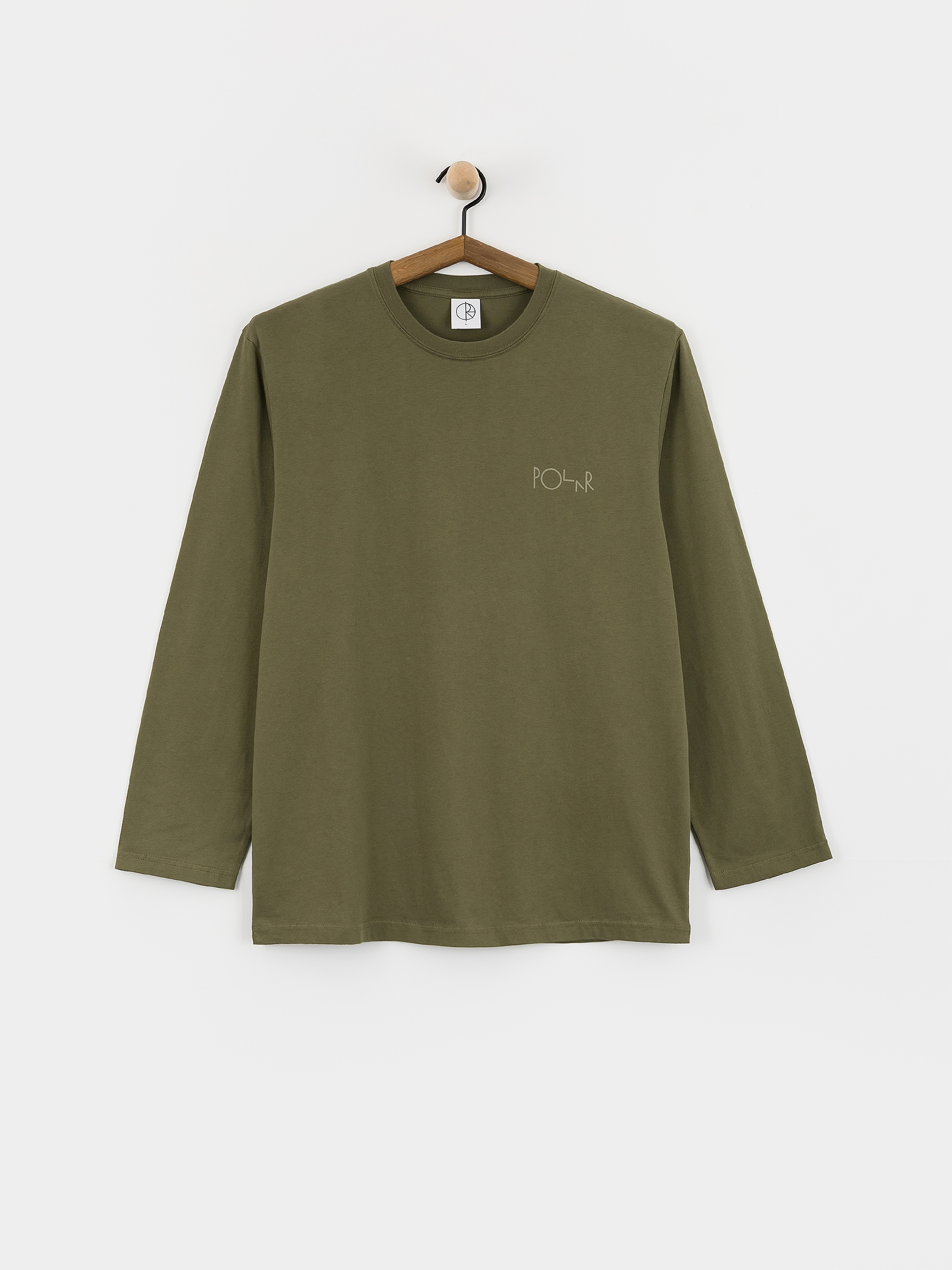 Longsleeve Polar Skate Steve Stroke Logo (army green)