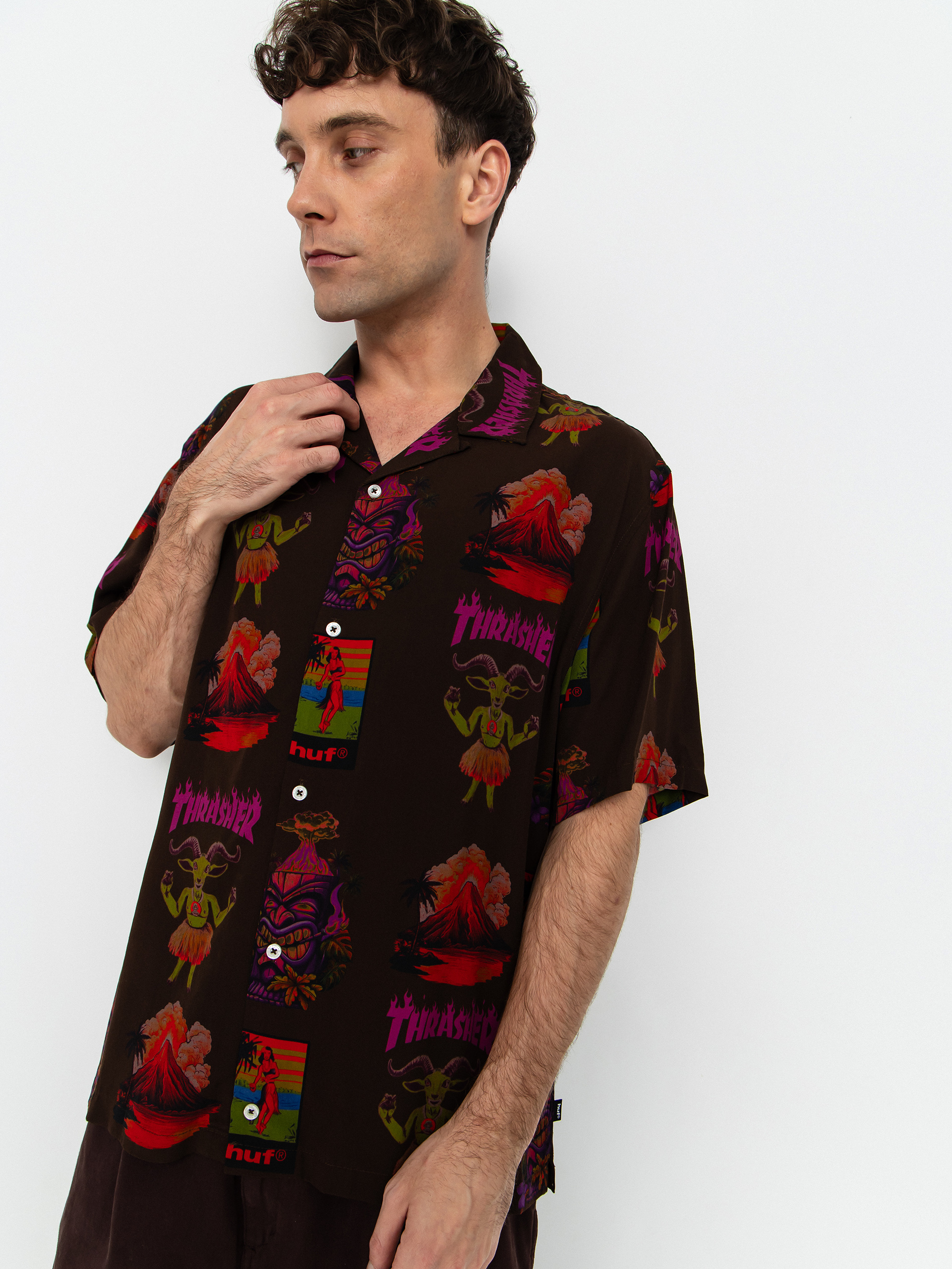 Cămașă HUF X Thrasher Hawaiian (multi)