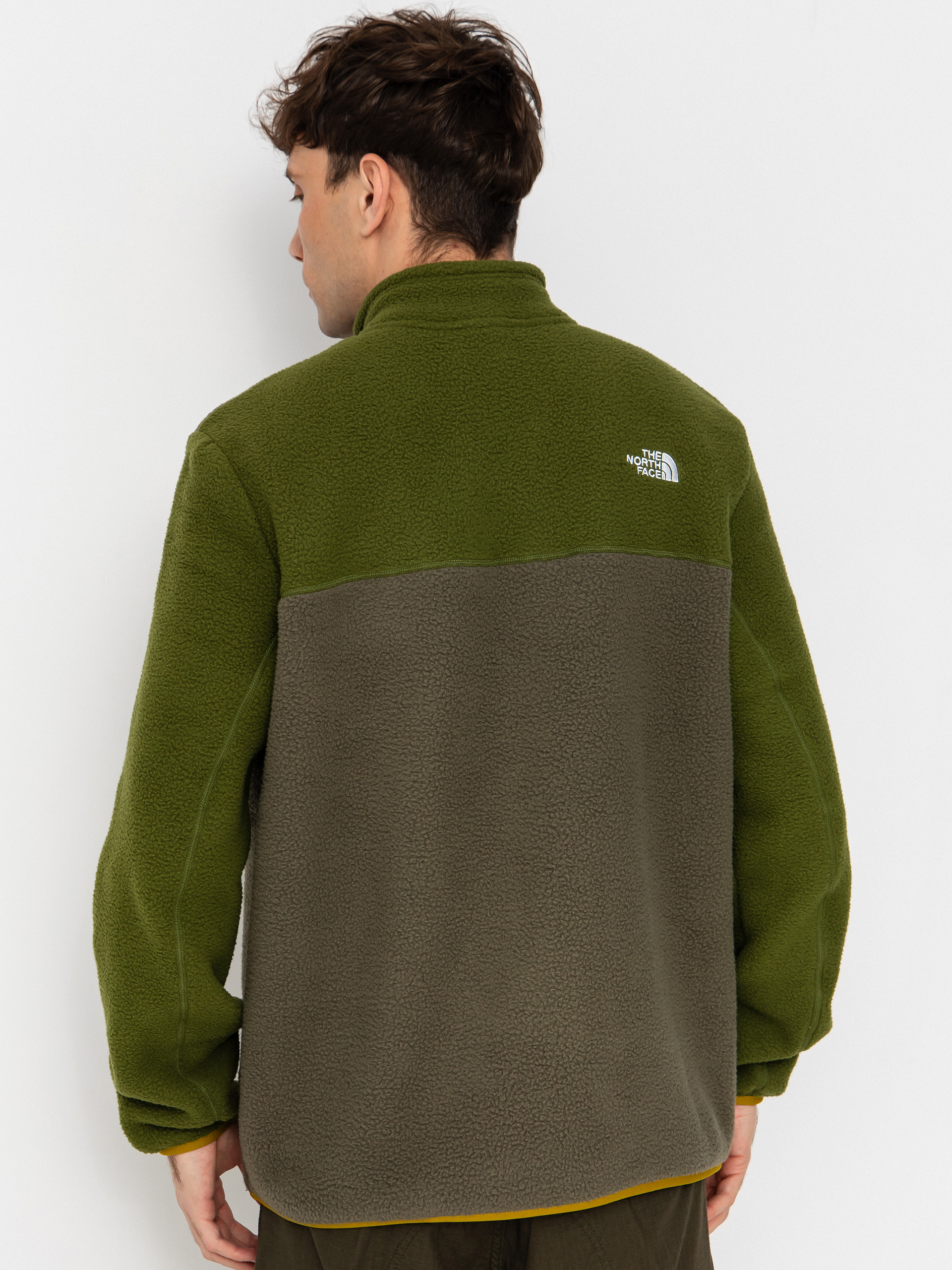 Pentru bărbați Hanorac din fleece The North Face Yumiori 1/4 Zip (new taupe green/woodlan)