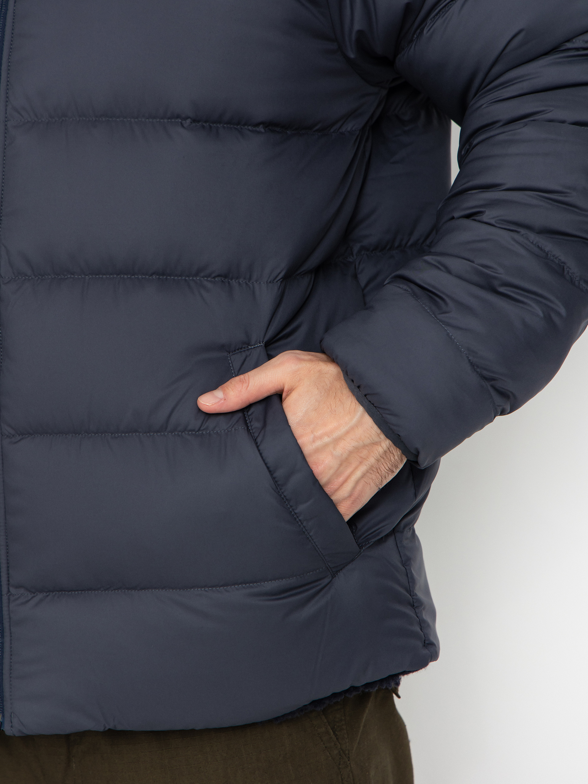 Geacă Patagonia Reversible Silent Down (smolder blue)