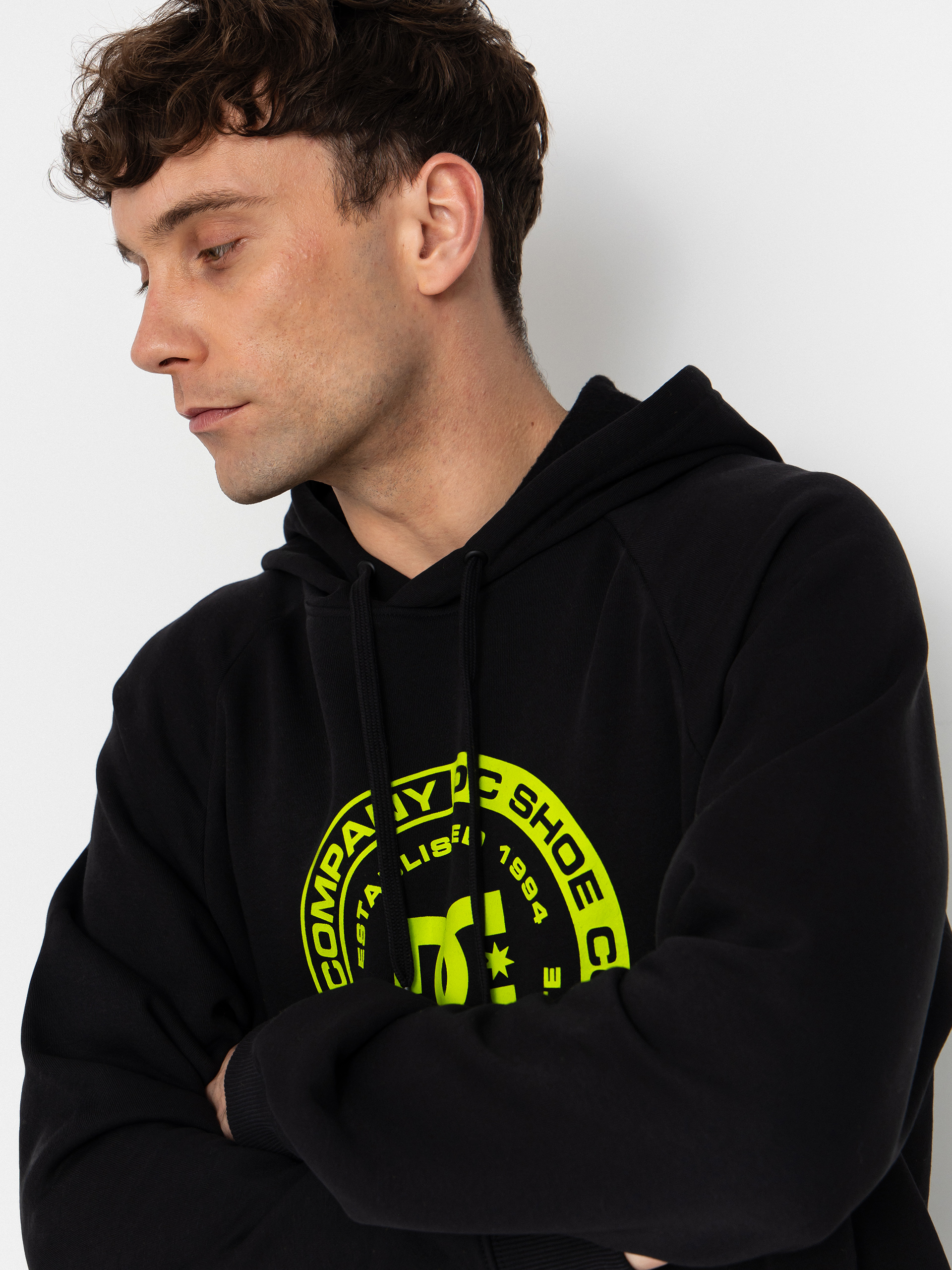 Hanorac cu glugă DC Corpo Raglan HD (black)