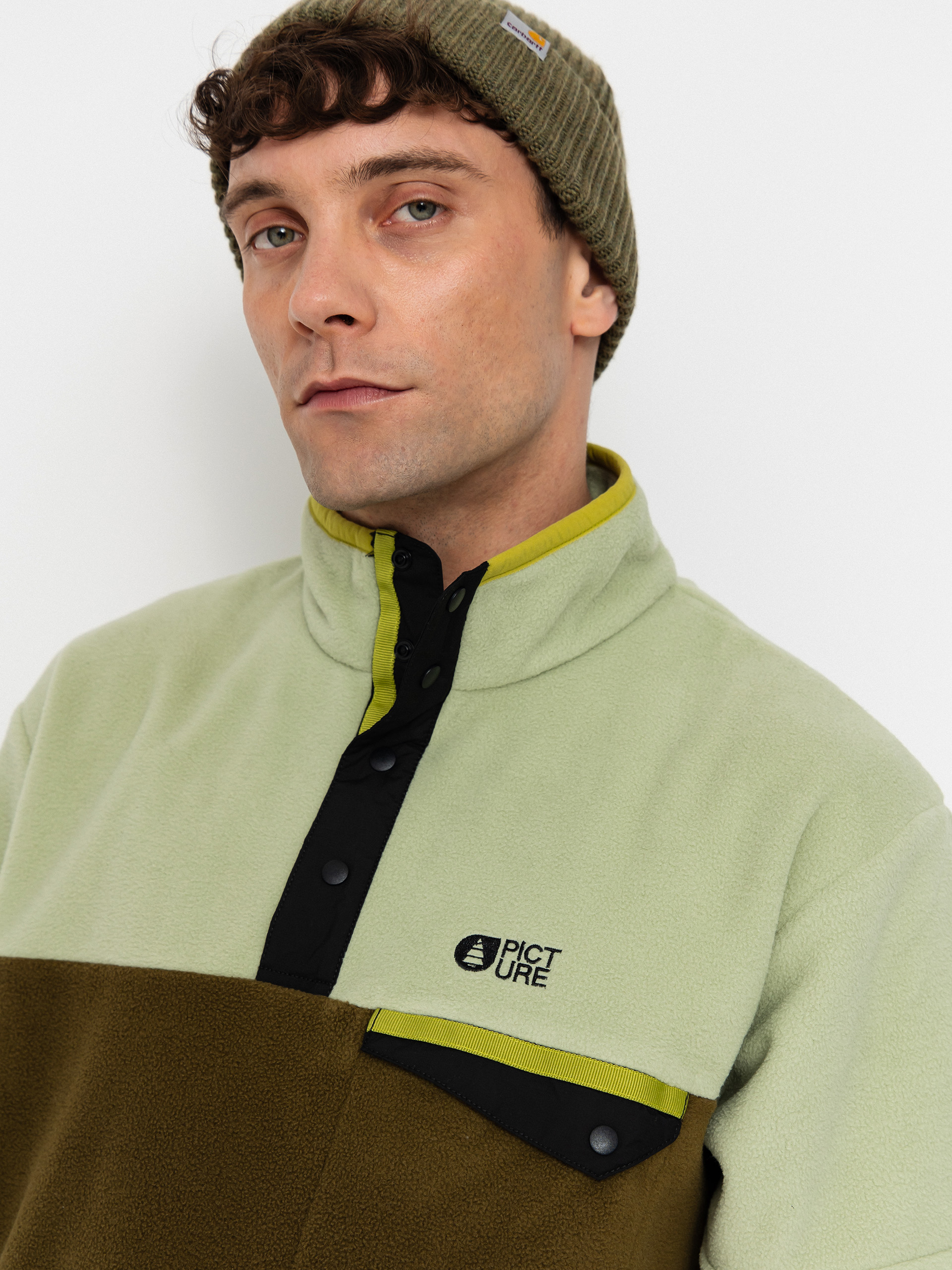 Pentru bărbați Hanorac din fleece Picture Arcca 1/4 Zip (tobacco)