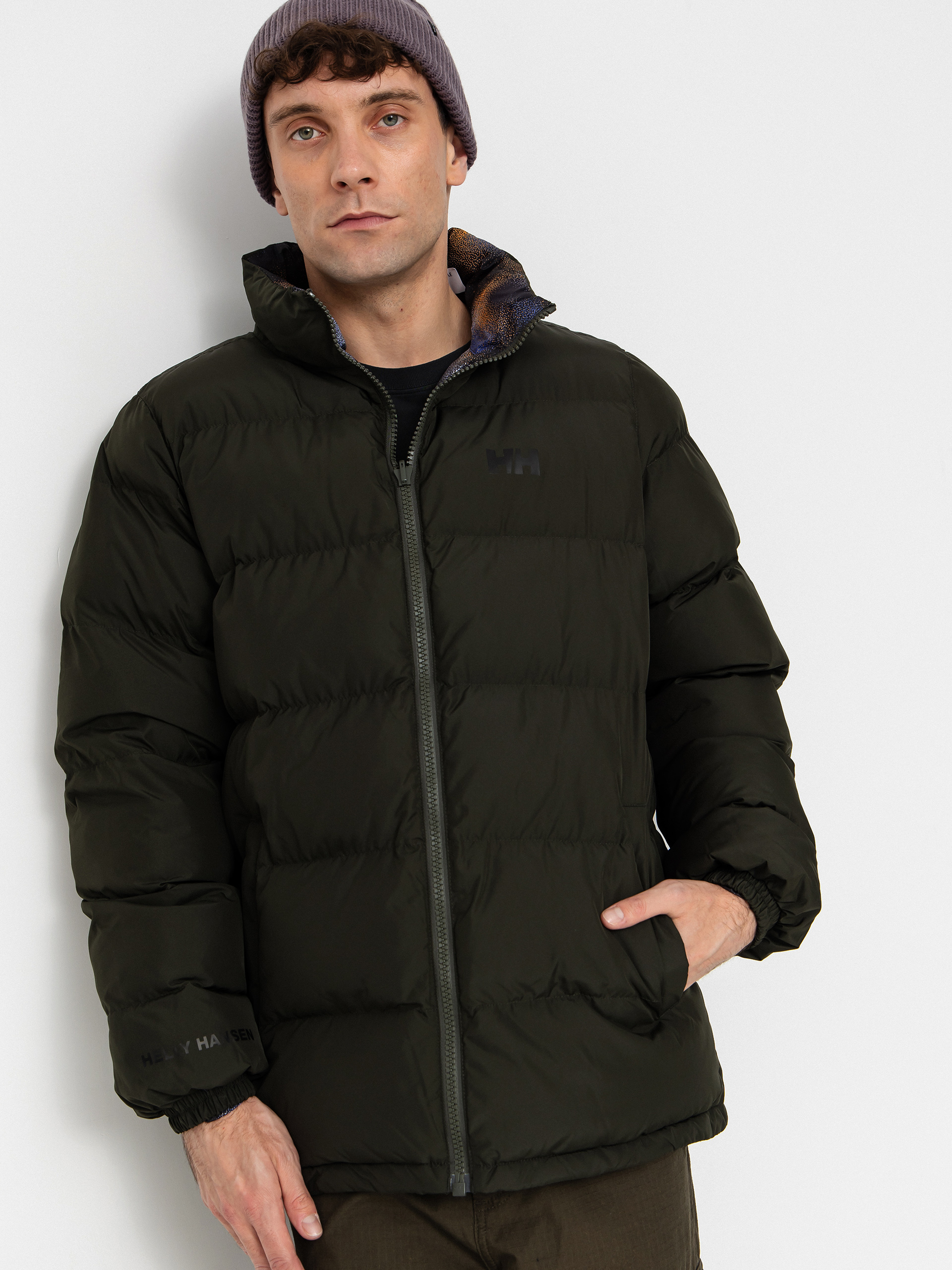 Geacă Helly Hansen Yu 23 Reversible Puffer (dark utility)