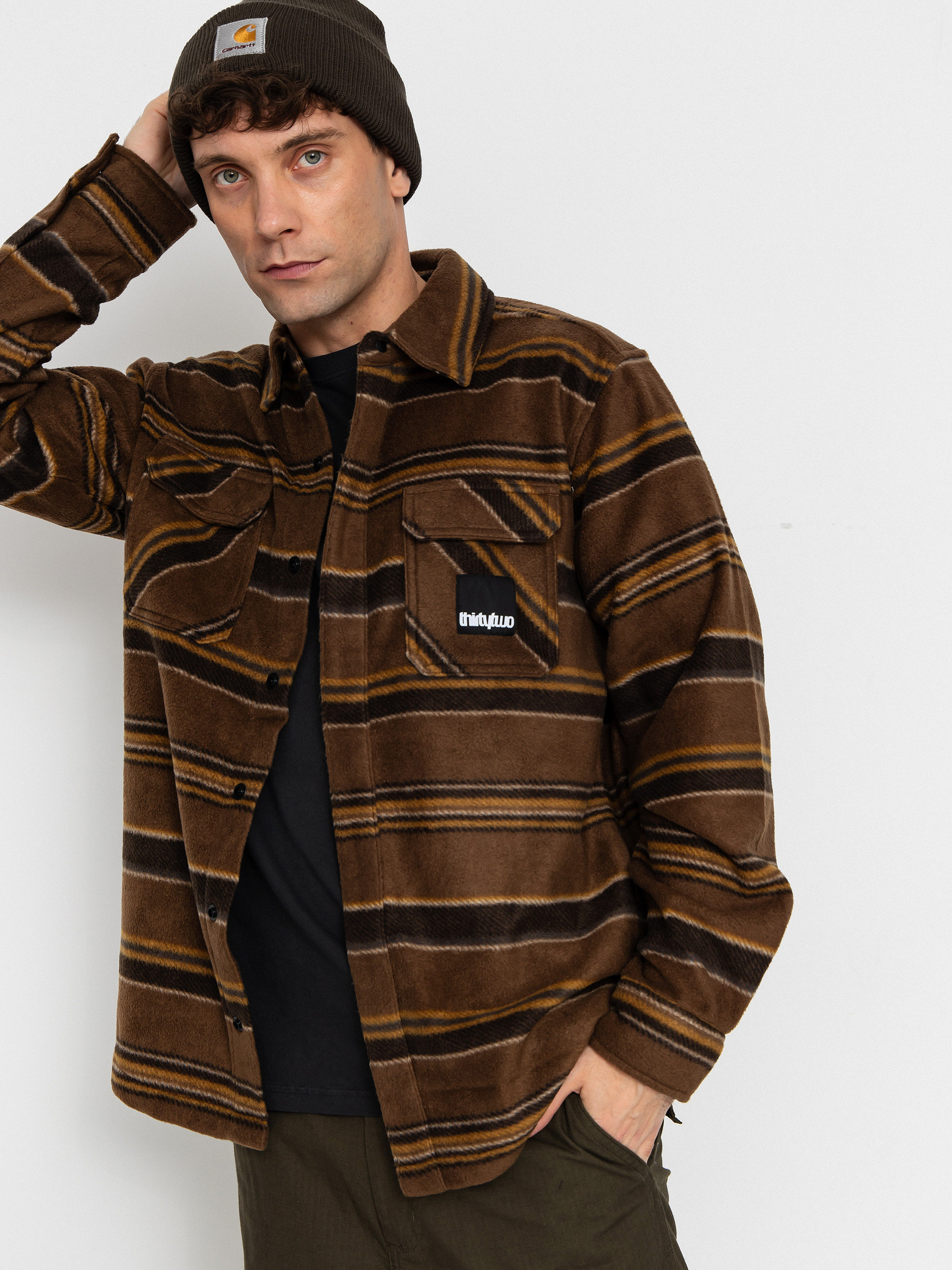 Cu0103mau0219u0103 ThirtyTwo Rest Stop Shirt (tobacco)