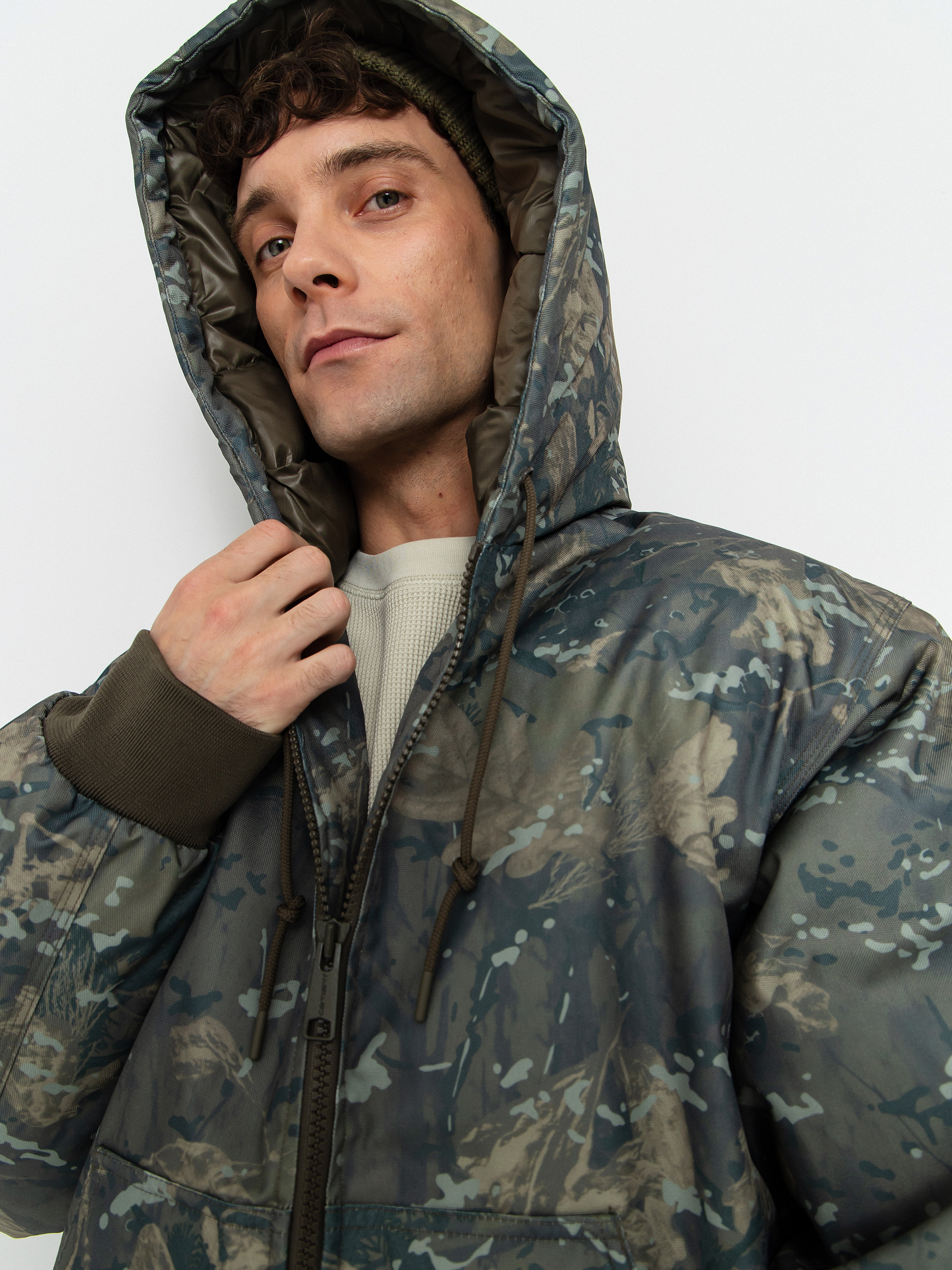 Geacă Carhartt WIP OG Active Cold (camo combi/green)