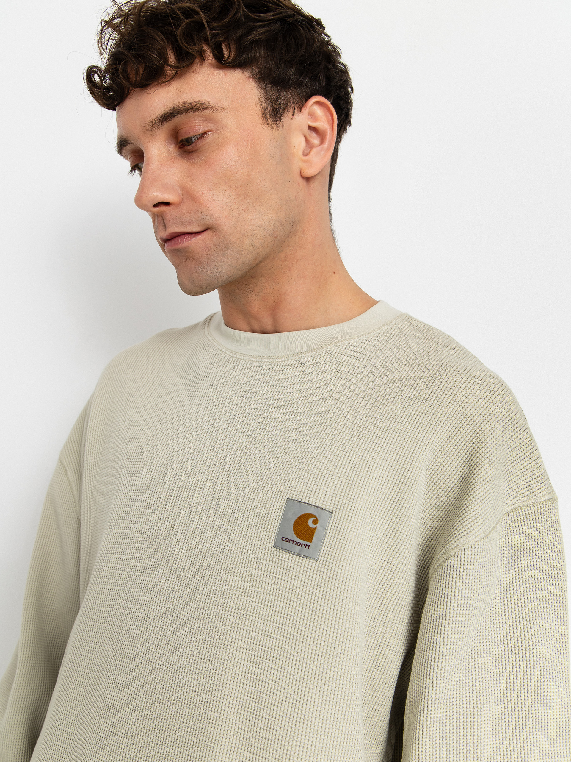 Longsleeve Carhartt WIP Vista Waffle (fleur de sel/garment dyed)