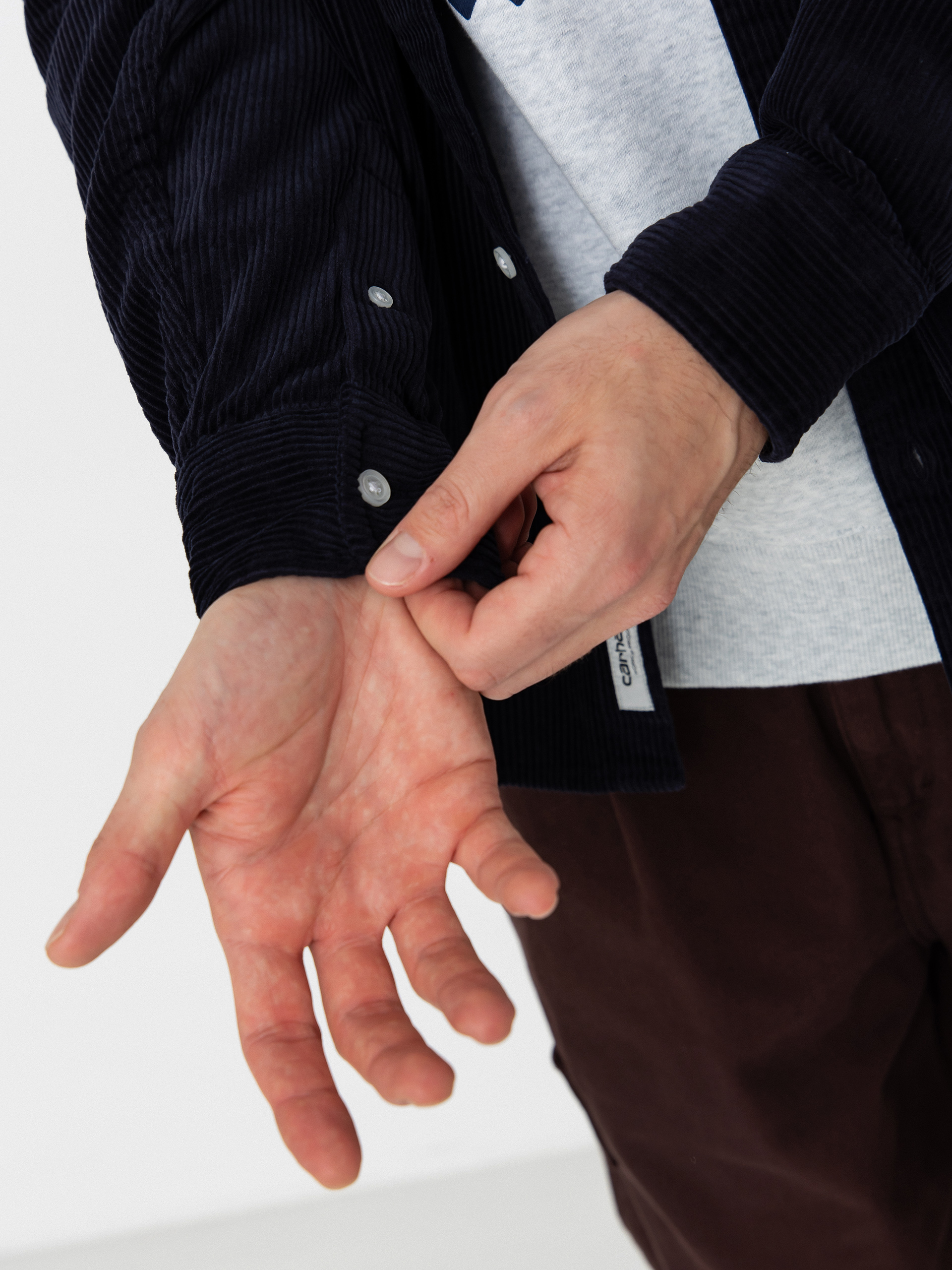 Cămașă Carhartt WIP Madison Cord (dark navy/dark navy)