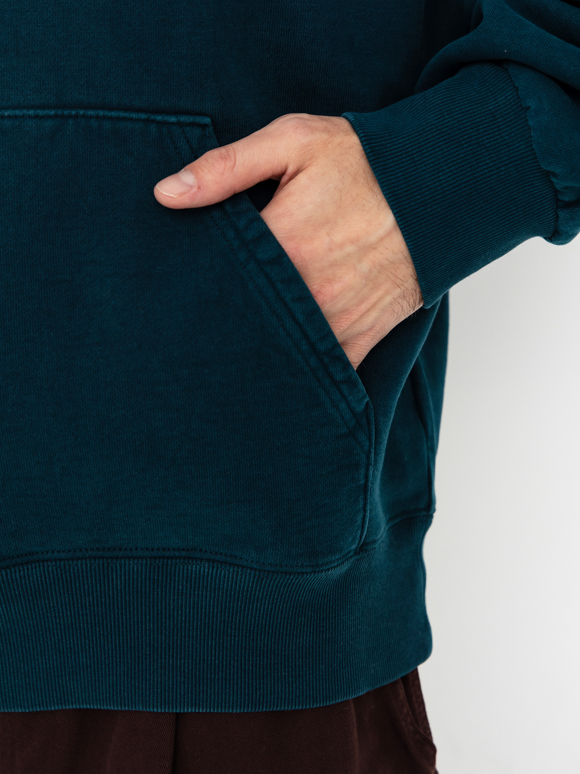 Hanorac cu glugu0103 Carhartt WIP Vista HD (deep lagoon/garment dyed)