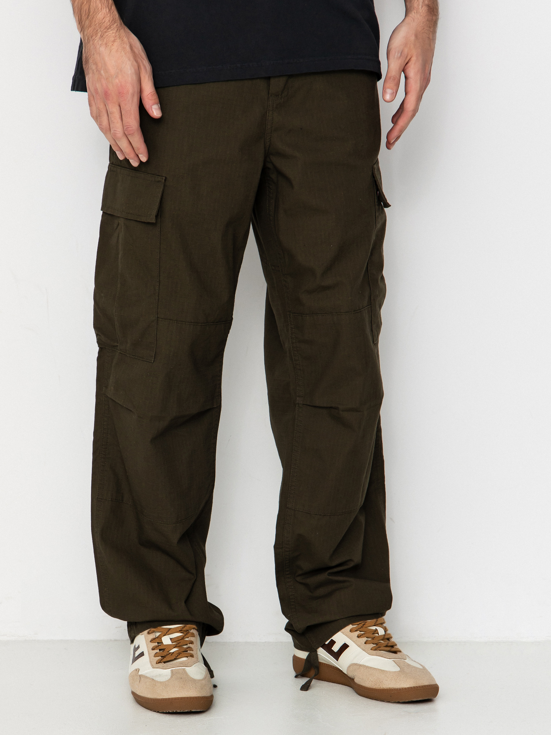 Pantaloni Carhartt WIP Regular Cargo (cypress/rinsed)