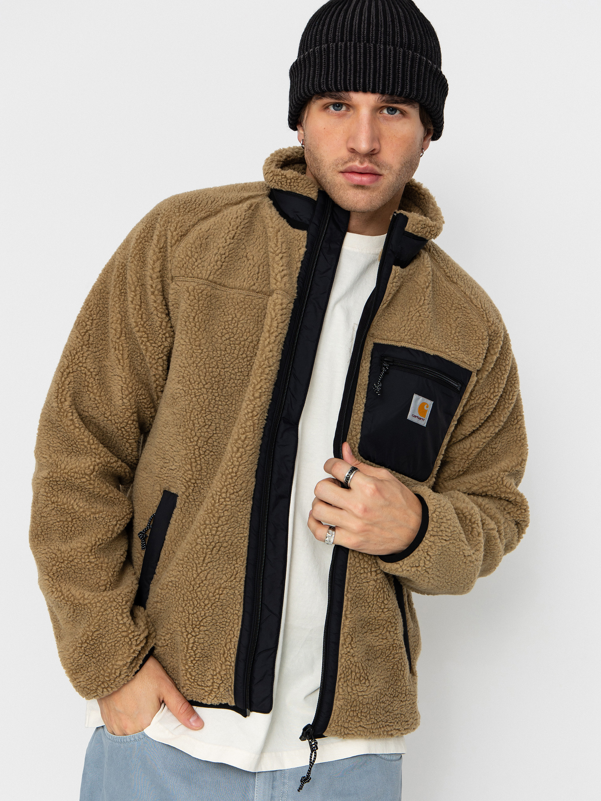 Geacă Carhartt WIP Prentis (leather/black)