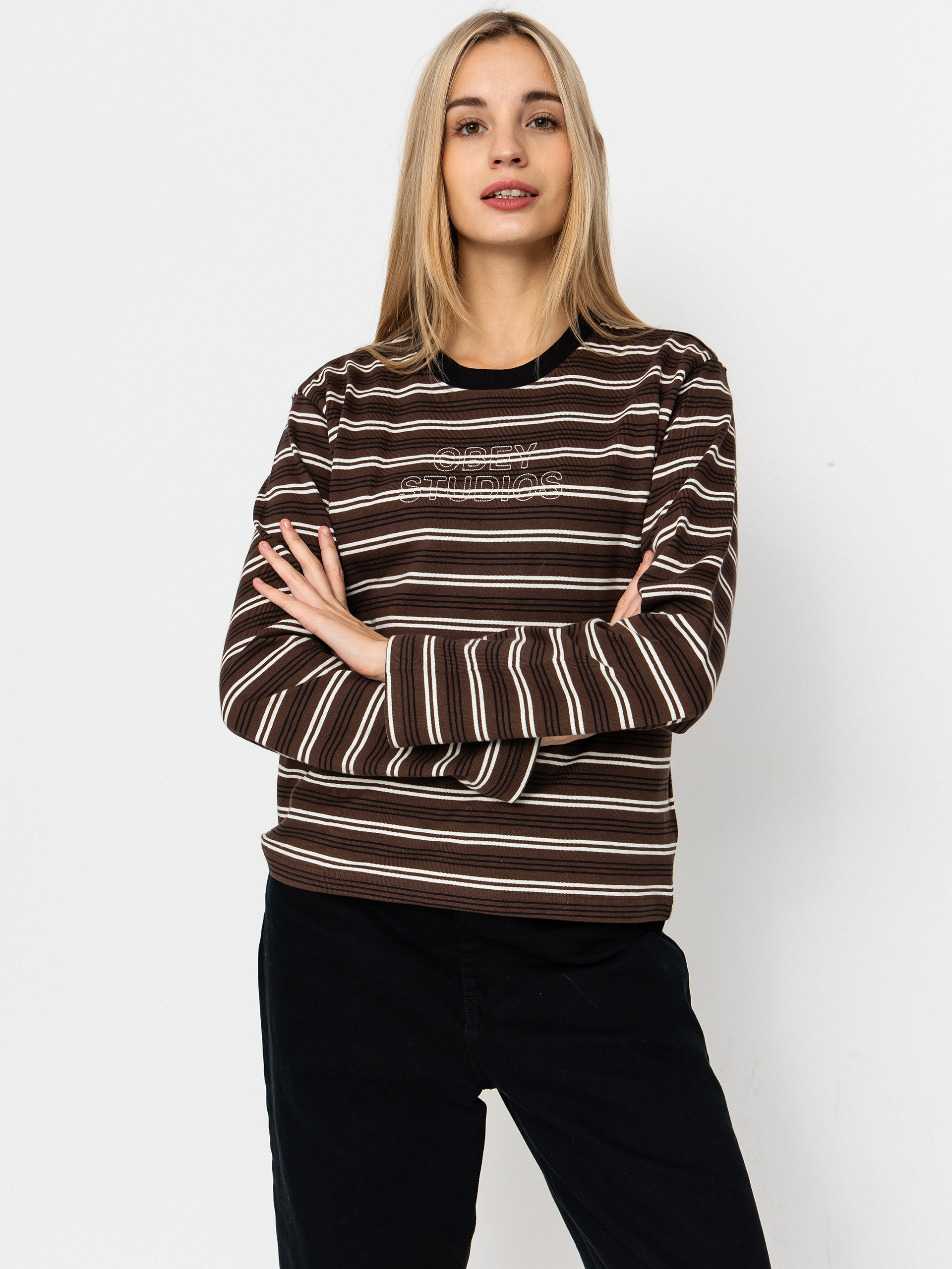 Longsleeve OBEY Louie Stripe Wmn