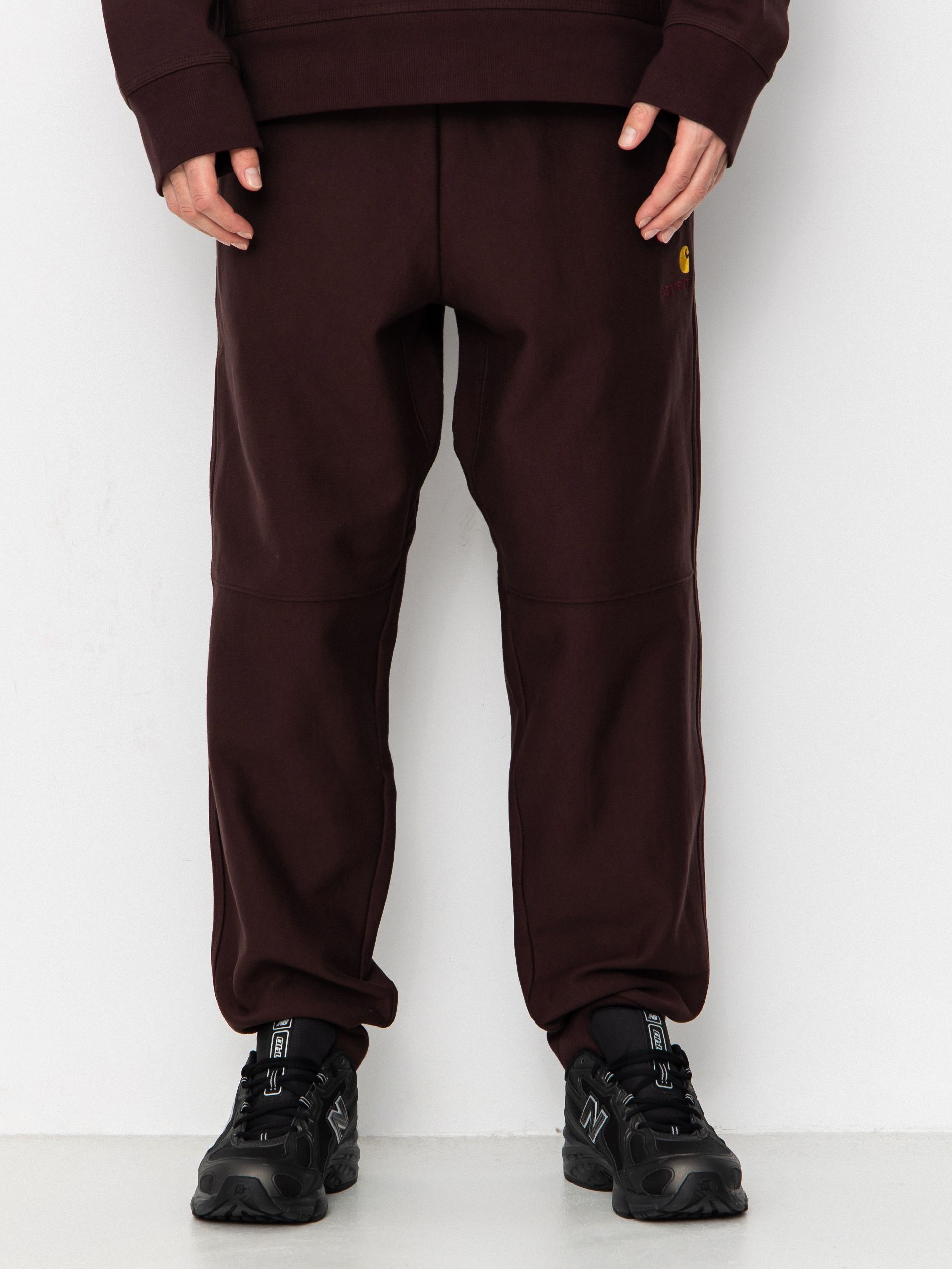 Pantaloni Carhartt WIP American Script Jogging (palisander)